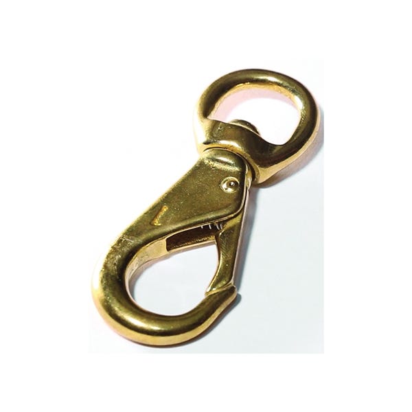 Baron 251BT-1 Quick Snap, 60 lb Working Load, Bronze, Polished