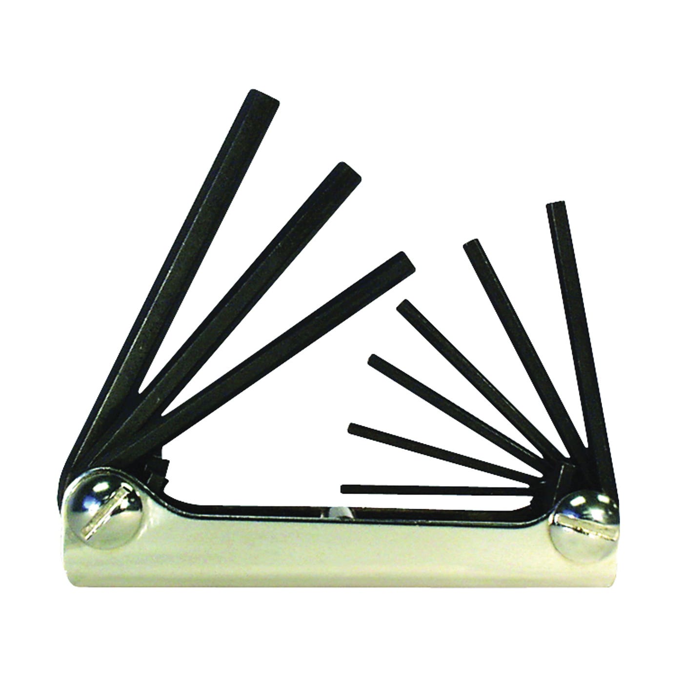 Eklind 20911 Hex Key Set, Includes: 5/64 to 1/4 in Keys, 9-Piece, Black