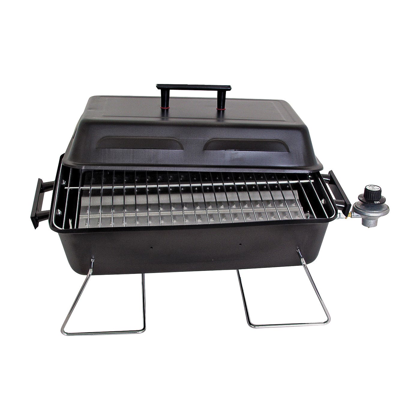 Char-Broil Gas Grill, 11000 Btu BTU, 1 -Burner, Steel Body, Black