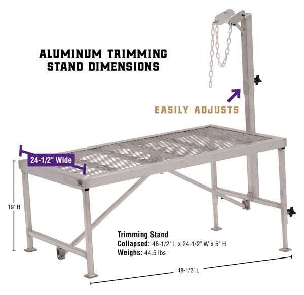 Weaver Livestock Trim Stand with Wire Form Head Piece