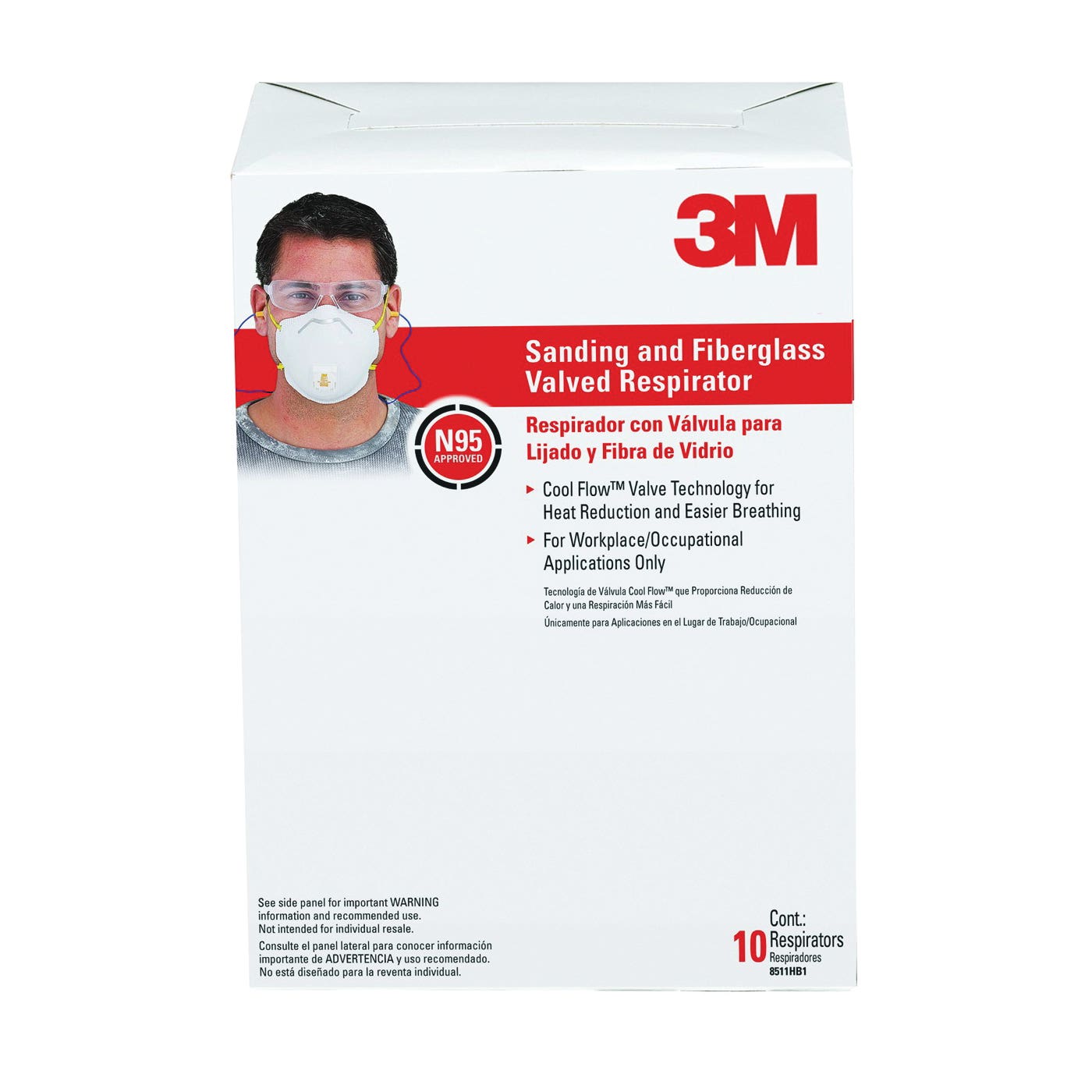 3M Disposable Valved Respirator N95 Filter Class