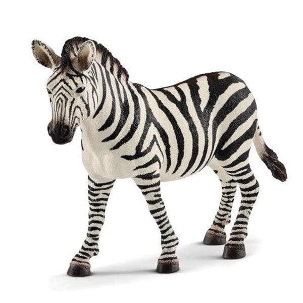 Schleich-S Figurine, Zebra Female, Plastic