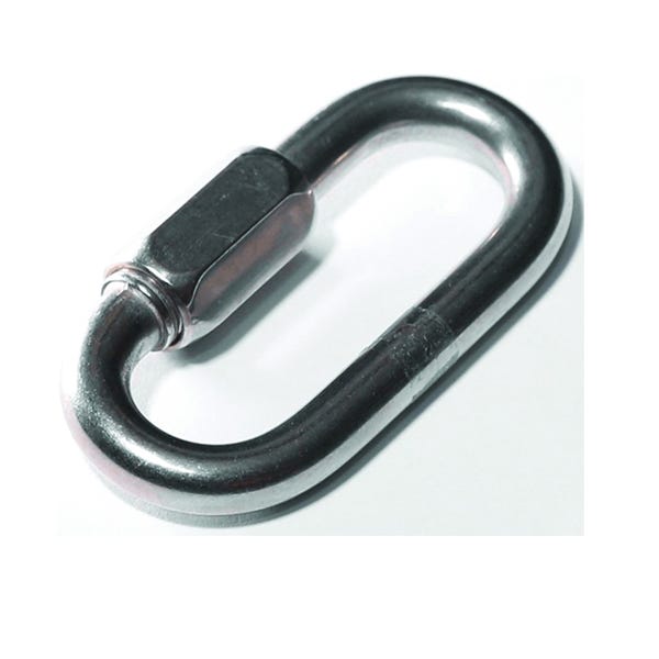 Baron 7350T-5/16 Quick Link, 1540 lb Working Load, Steel, Zinc