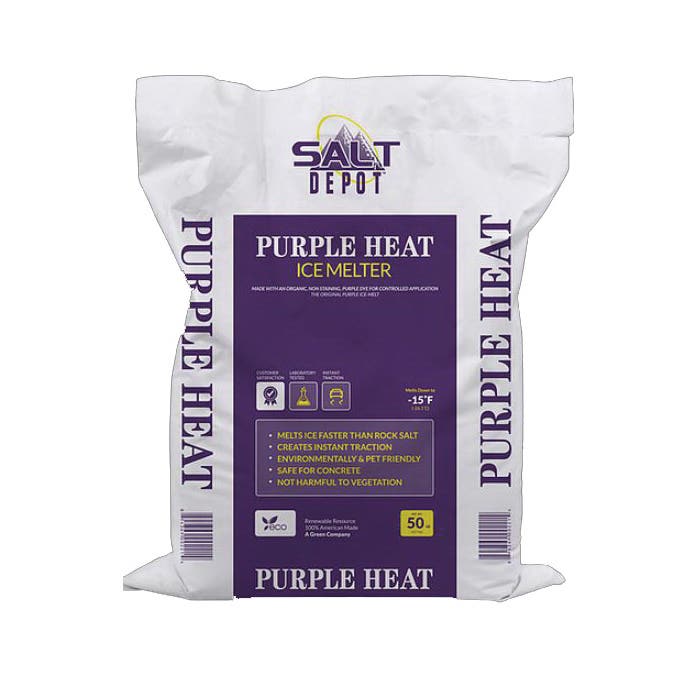Salt Depot Purple Heat Ice Melt, 50 lb Bag