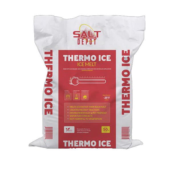 Salt Depot TI50 THERMO ICE Thermo Ice Melt, Crystalline, Purple, Slightly Aromatic, 50 lb, Bag