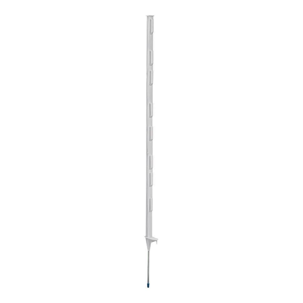 Zareba Fi-Shock Step-In Fence Post, 4 ft White