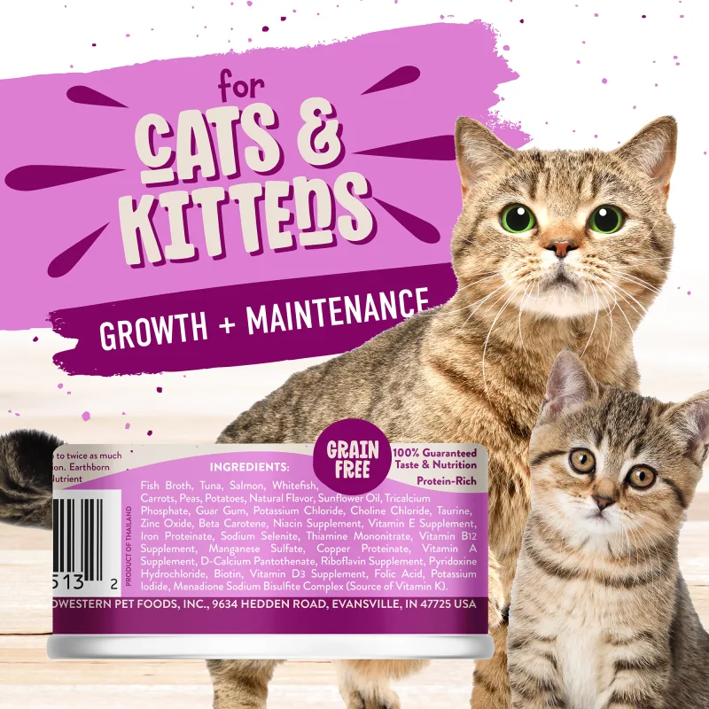 Earthborn Holistic Harbor Harvest Cat Food, Wet, 3 oz Can
