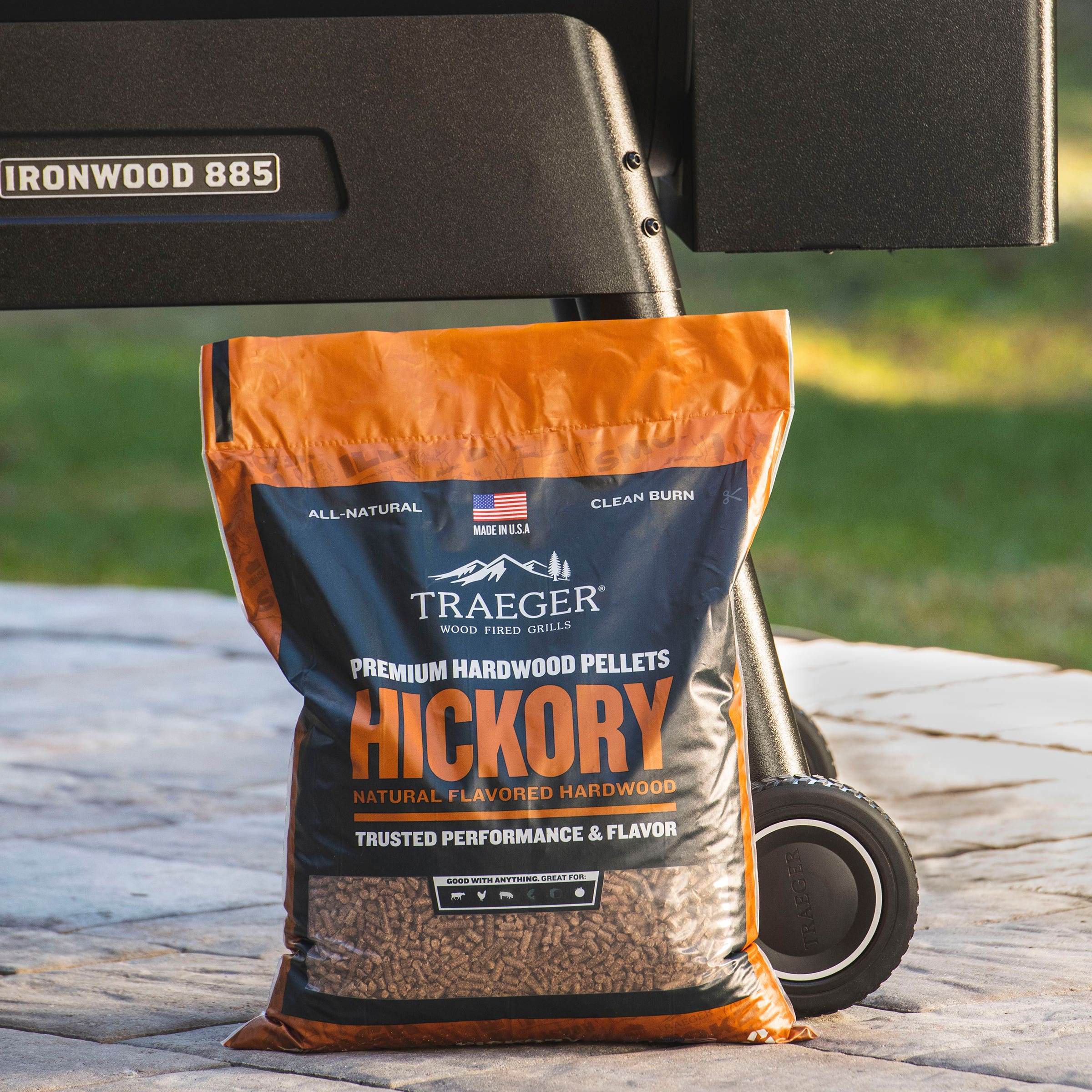 Traeger Hickory Hardwood Pellets