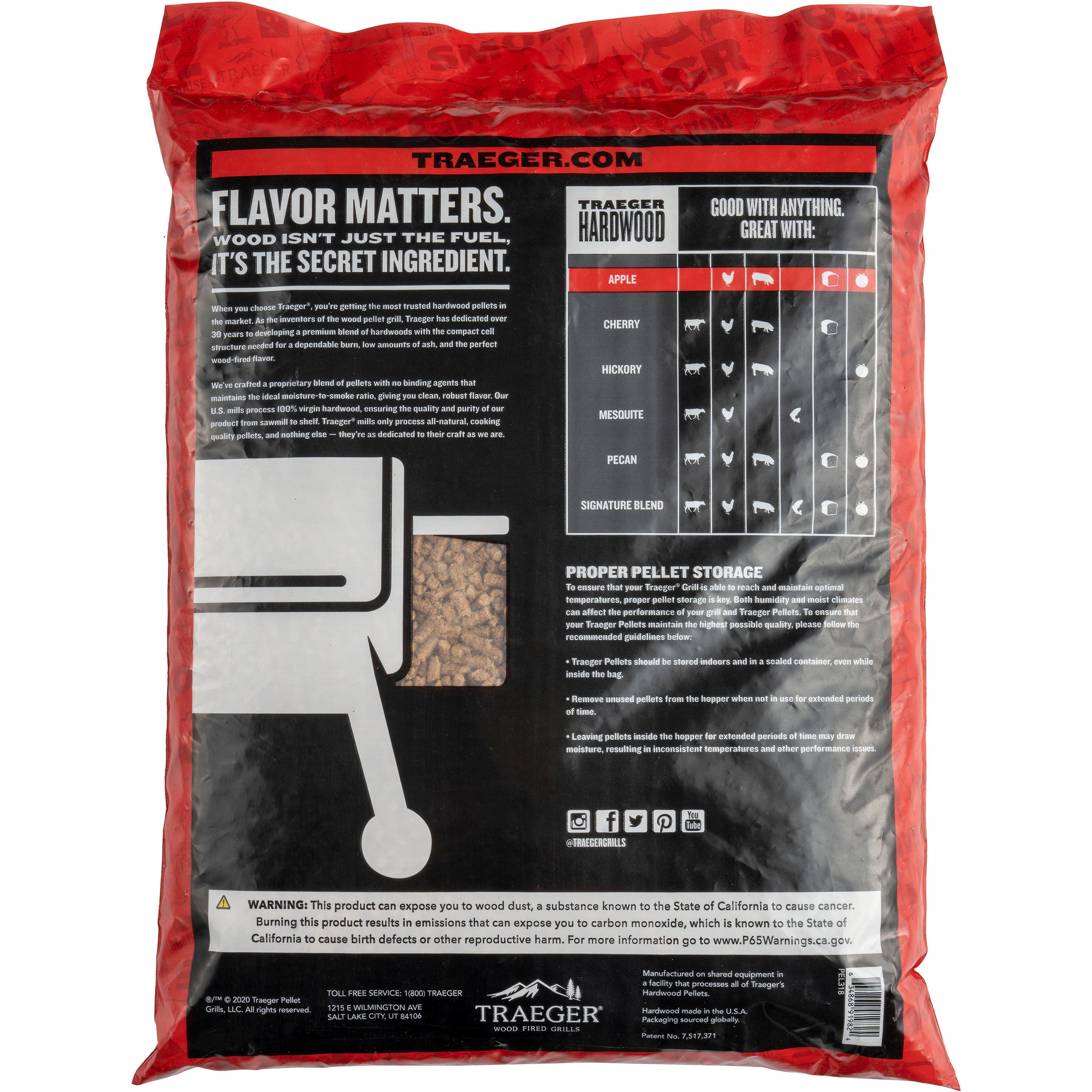 Traeger Apple Hardwood Pellets