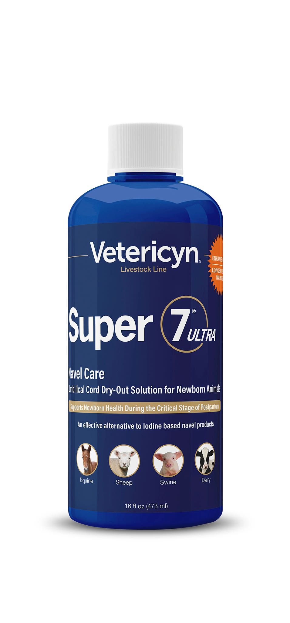 Vetericyn Livestock Super 7 Ultra Navel Care, 16 oz