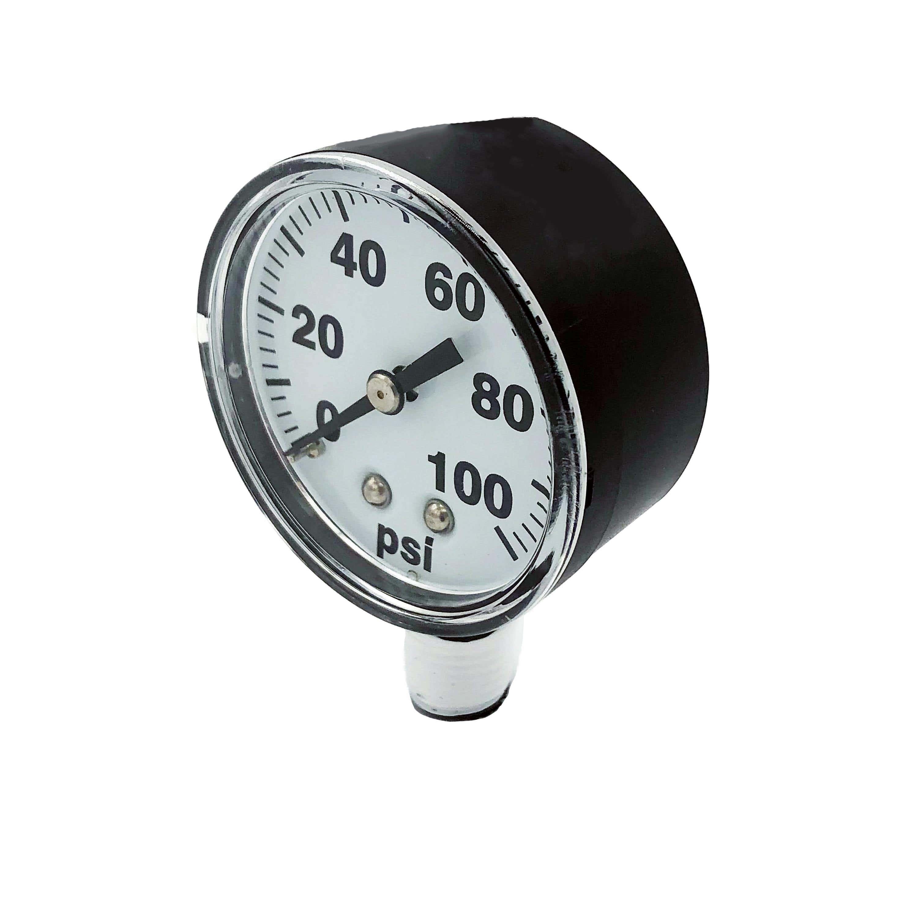 Fimco Dry Gauge, MPT, 2 in Dial, 0 to 100 psi