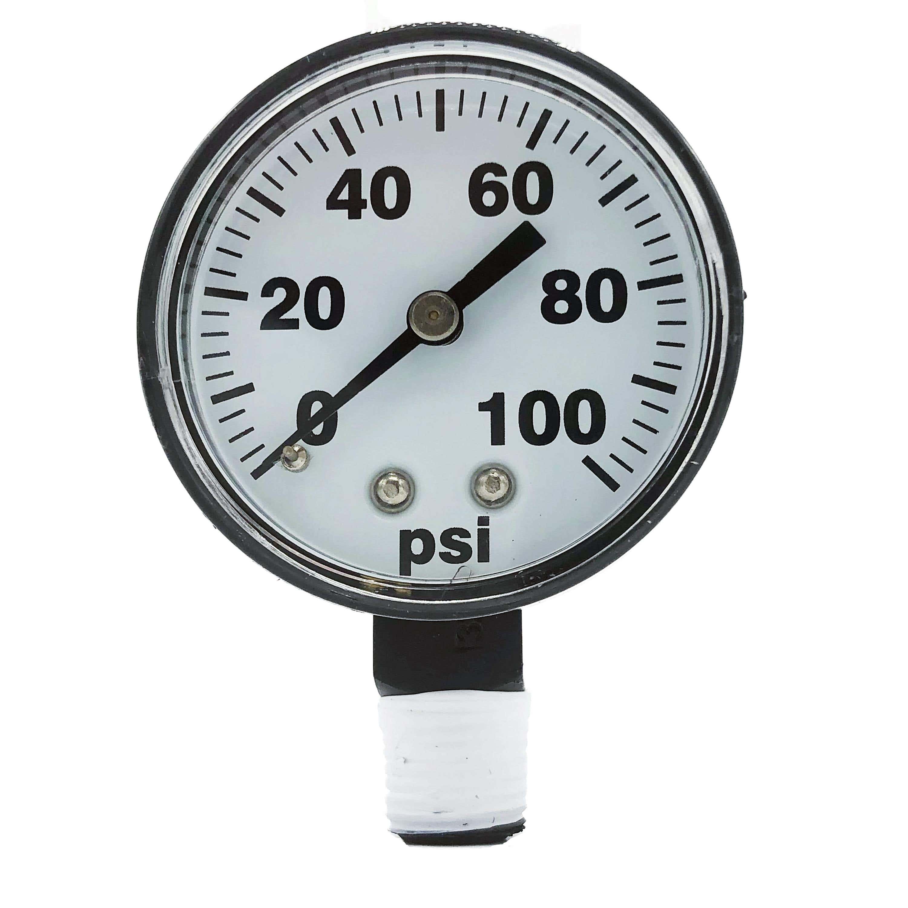 Fimco Dry Gauge, MPT, 2 in Dial, 0 to 100 psi