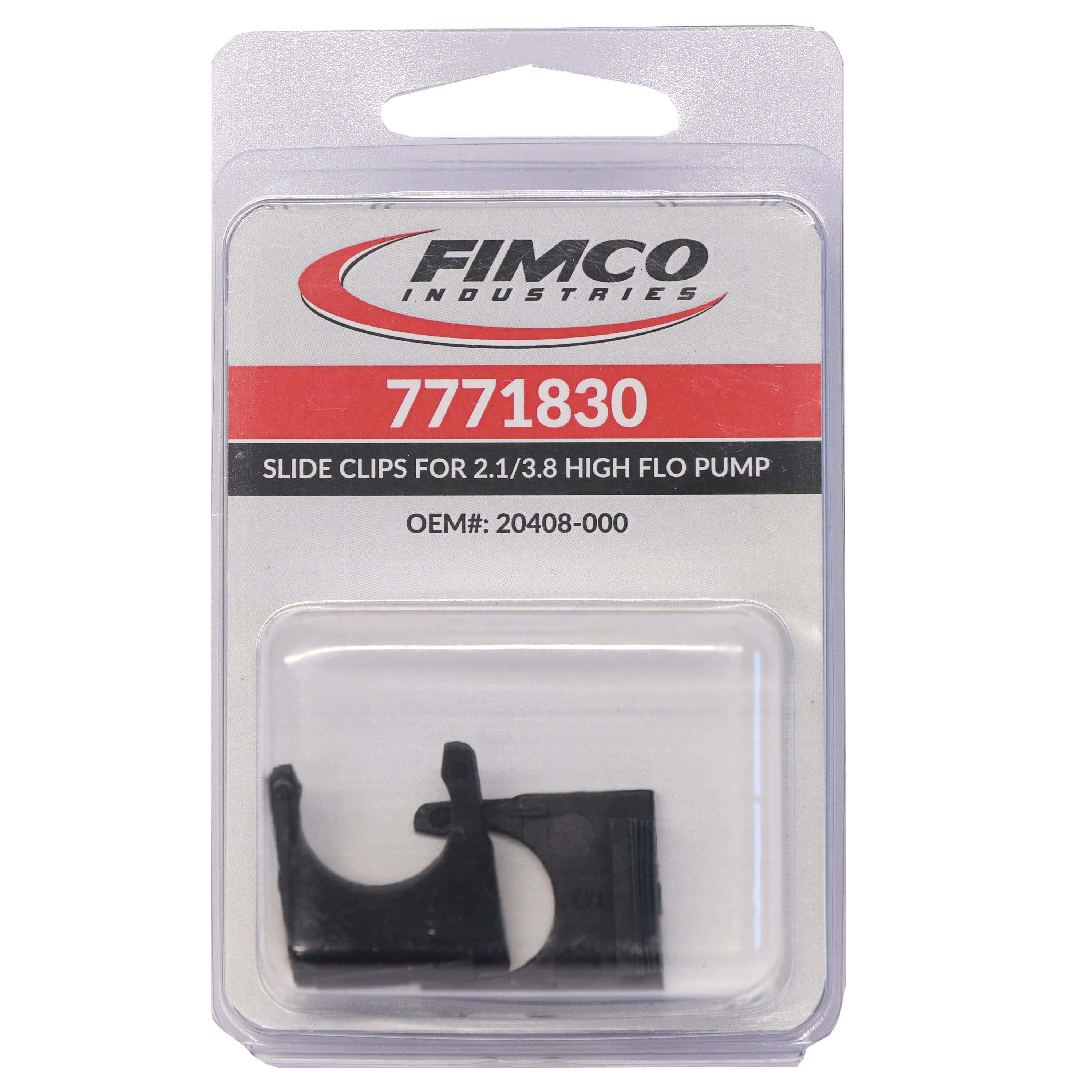 Fimco Replacement Slide Clip, Poly, For: 2.1 gpm and 3.8 gpm High FloPump