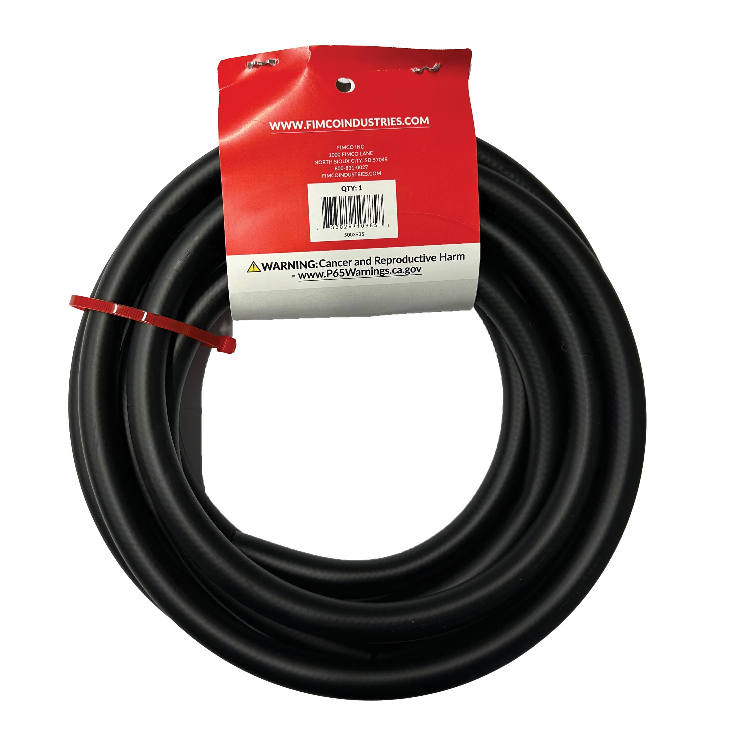 Fimco Replacement Hose, Rubber, Black
