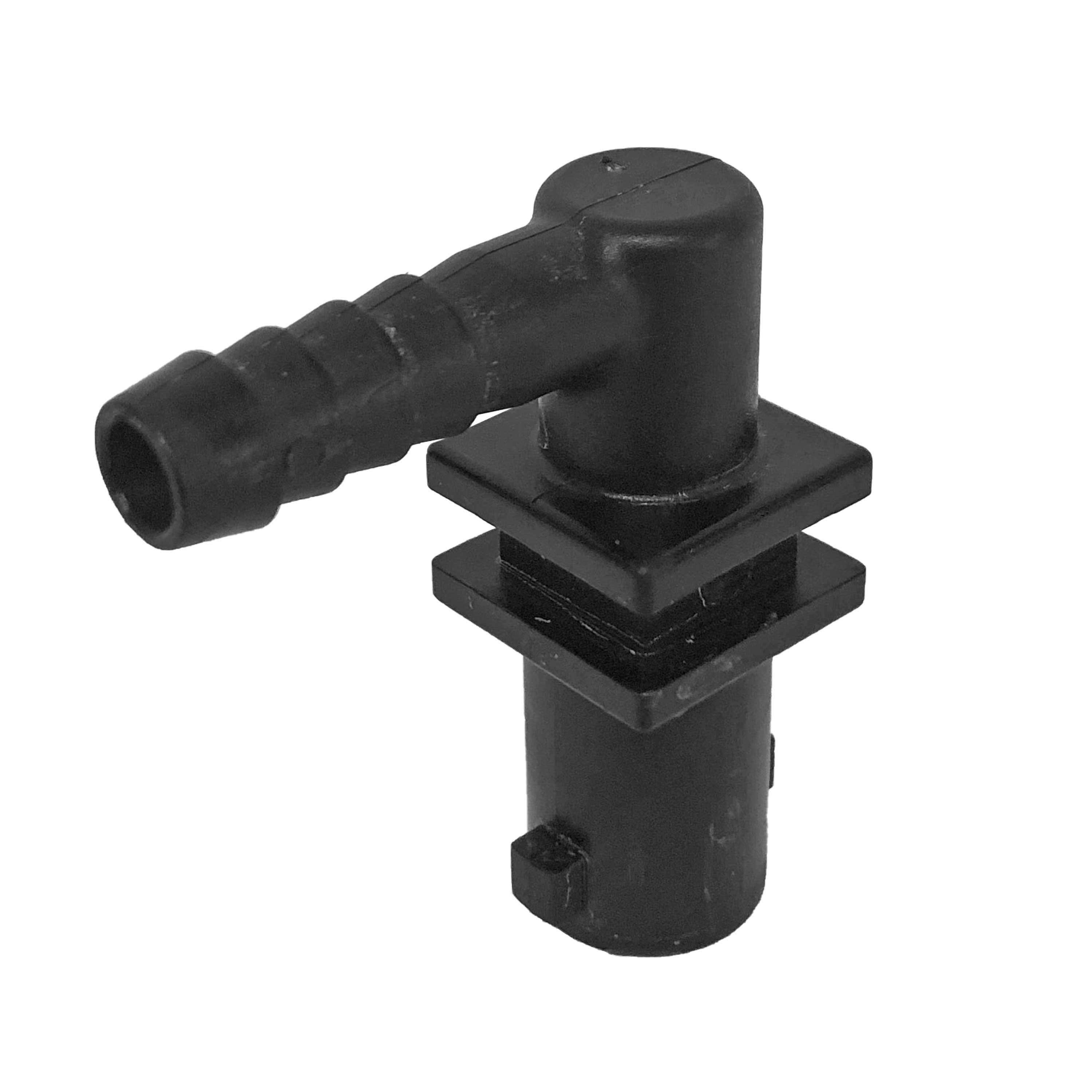 Fimco Nozzle Body Elbow, Hose Barb Quick Connect, Nylon/Polymer