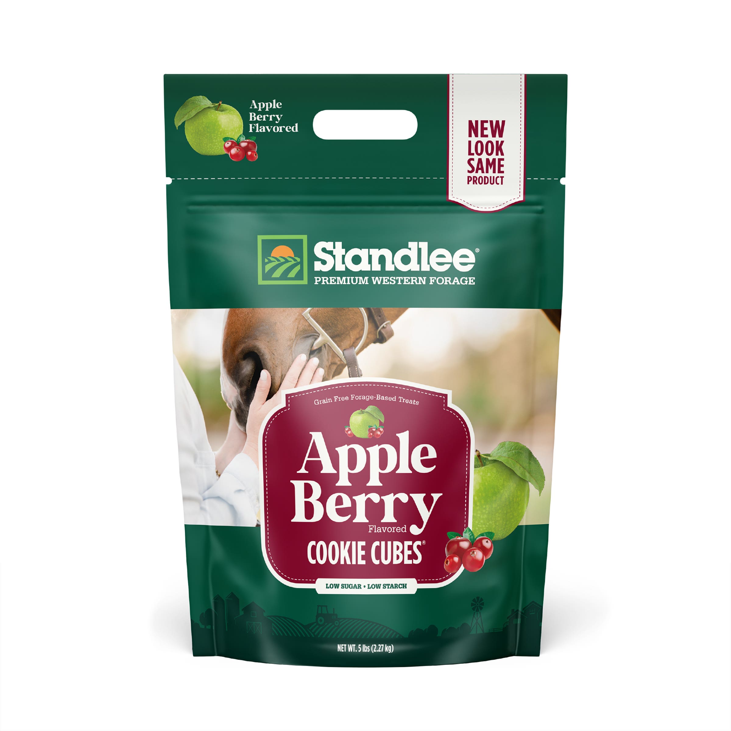 STANDLEE Apple Berry Cookie Cubes Horse Treats, 5lb