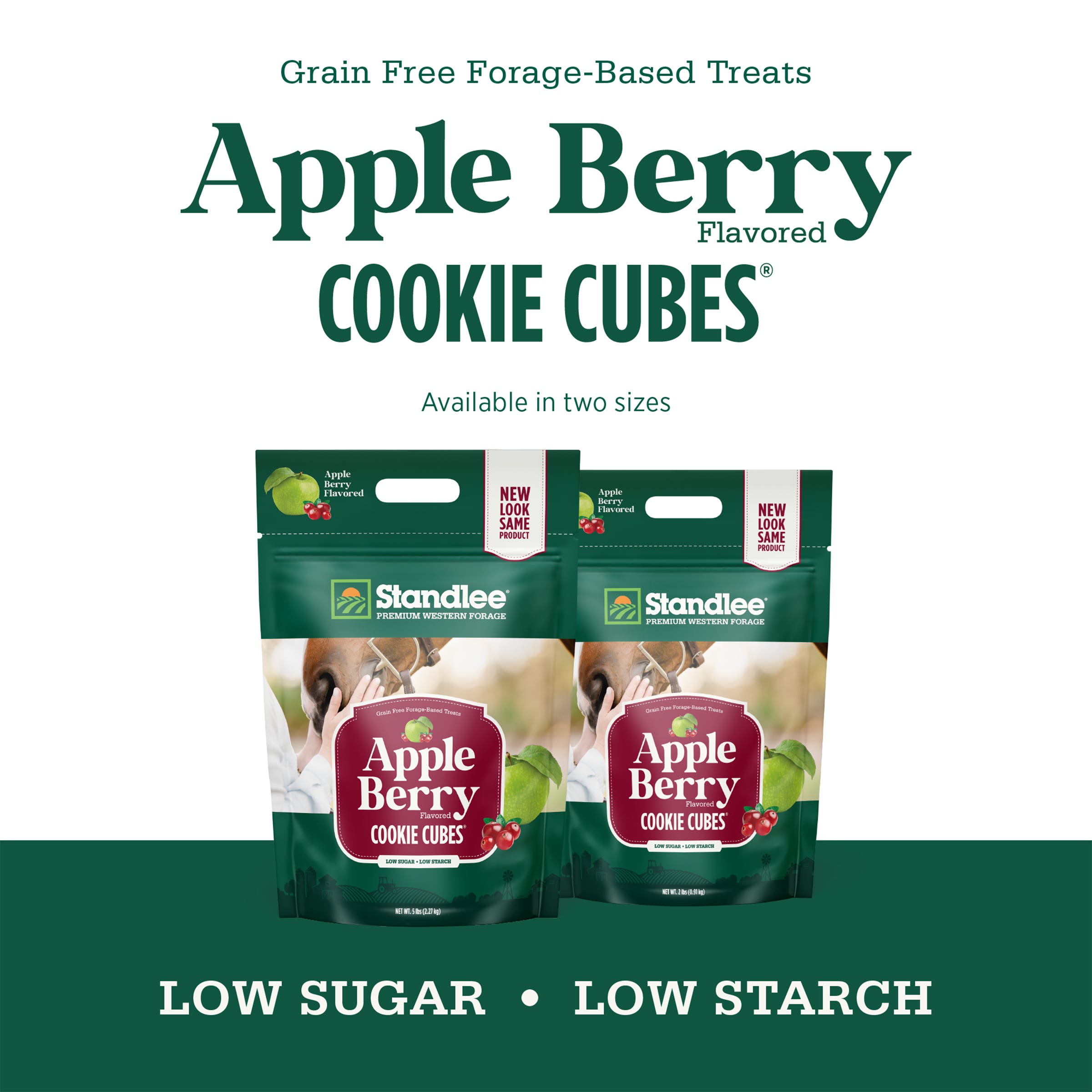 STANDLEE Apple Berry Cookie Cubes Horse Treats, 5lb