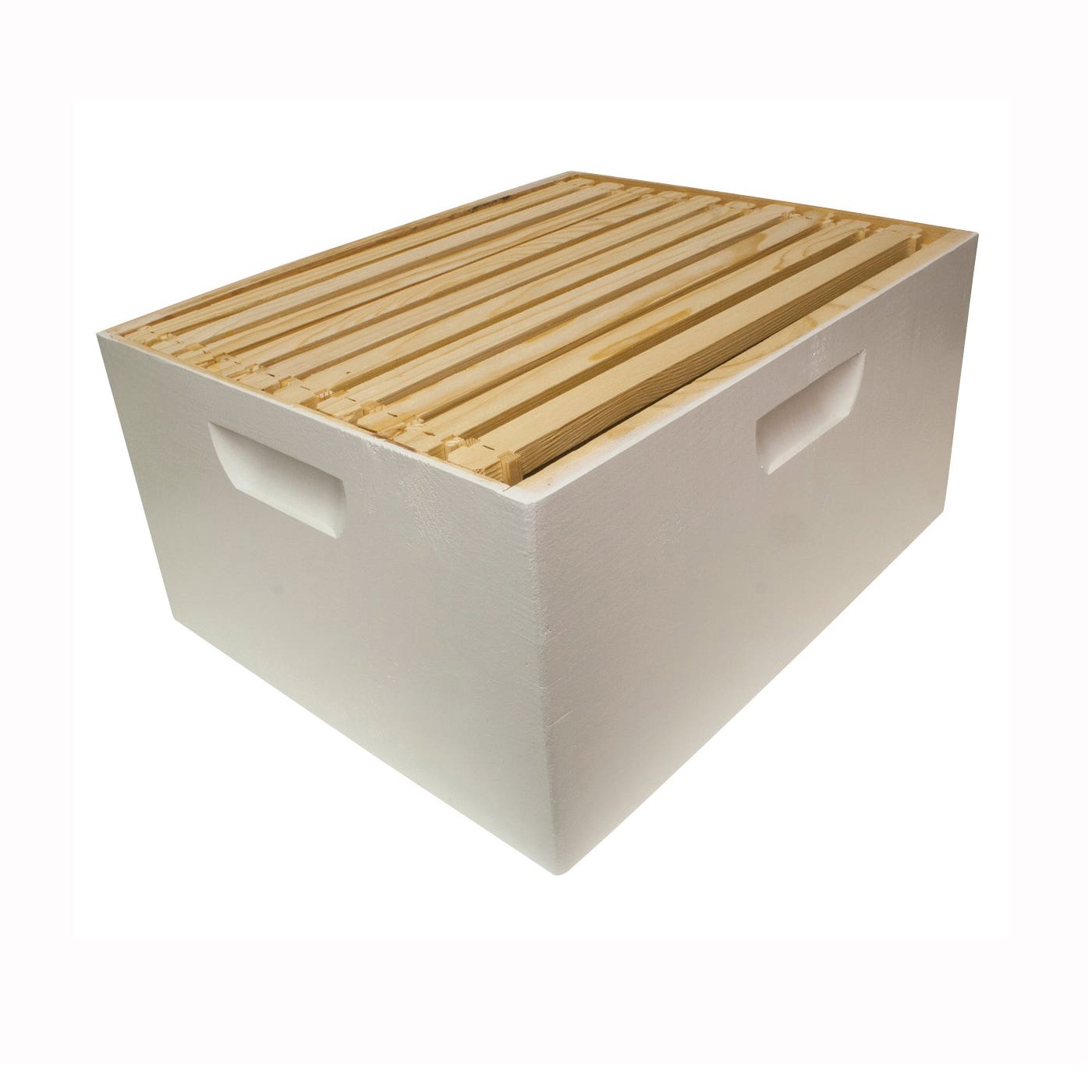 Harvest Lane Honey Bee Hive Box, 10-Frame, Wax Frame