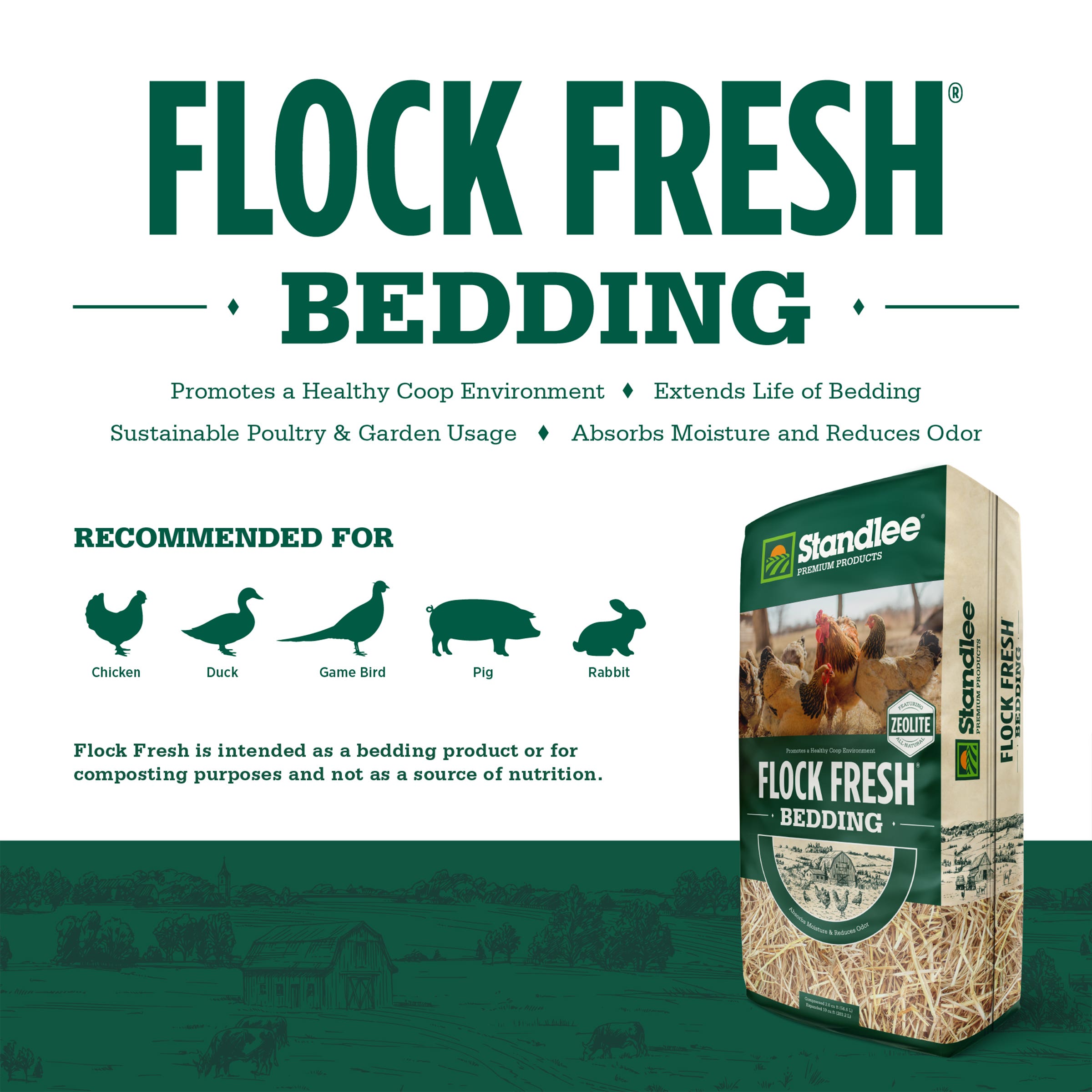Standlee Flock Fresh Poultry Bedding