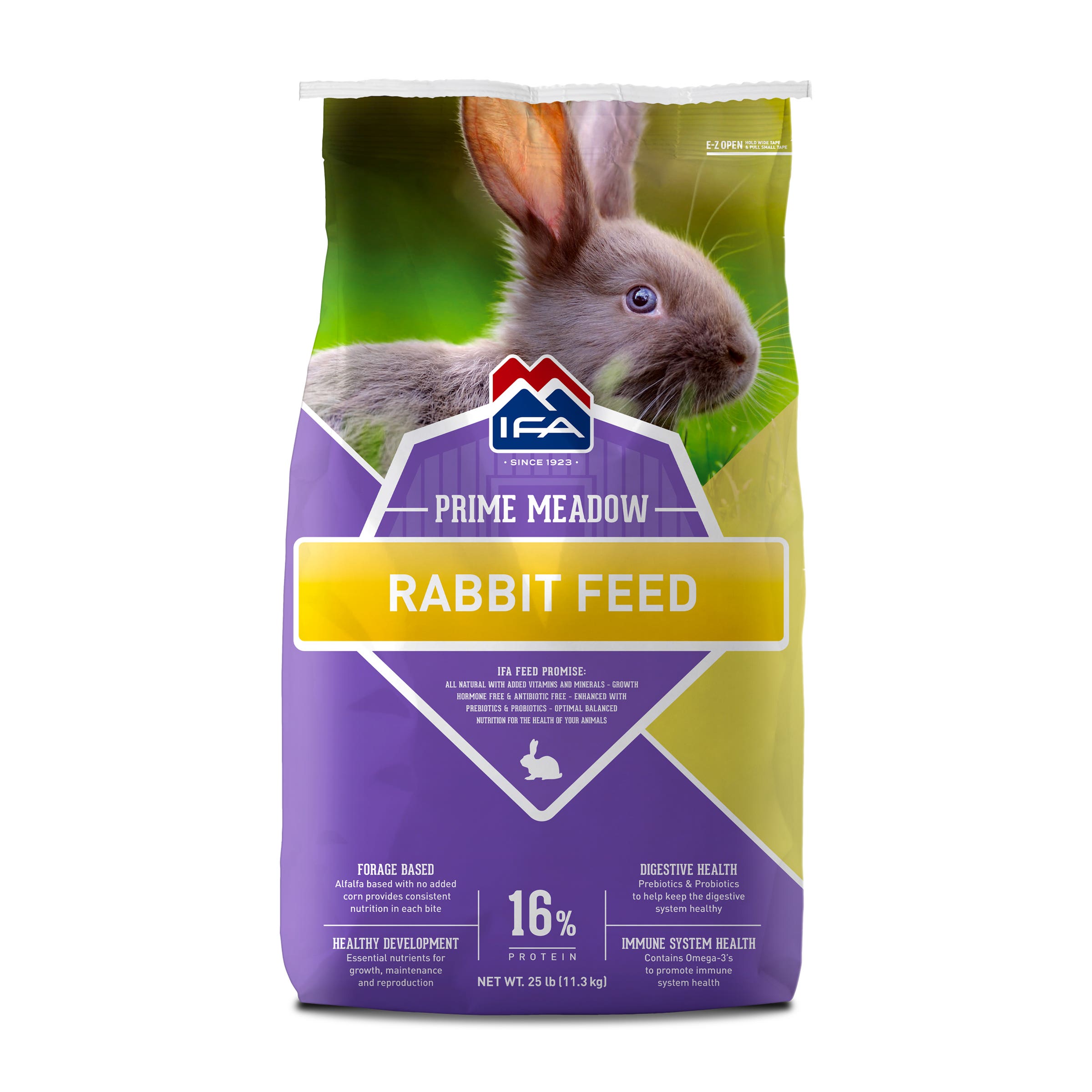 IFA Prime Meadow Rabbit, 25 Lb. Bag