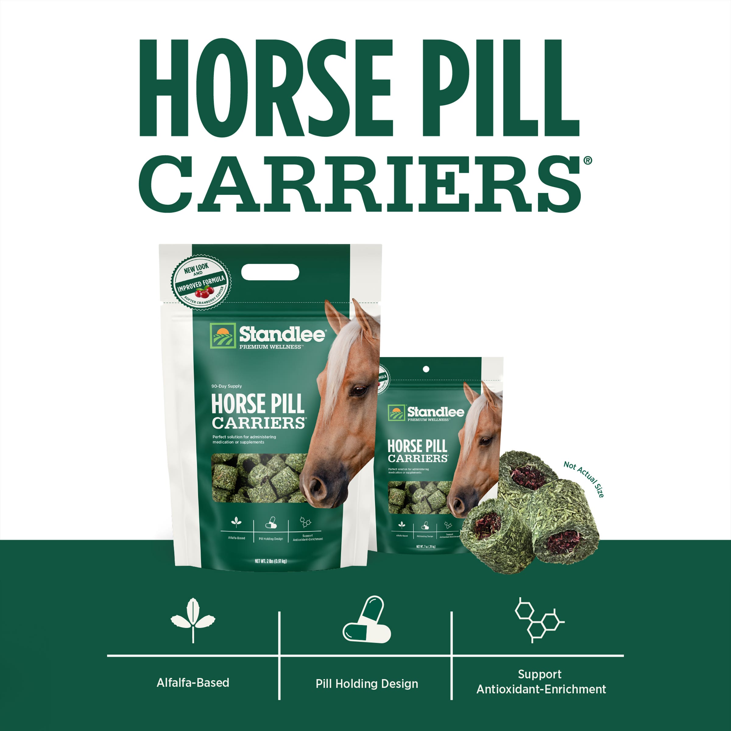 STANDLEE Horse Pill Carriers