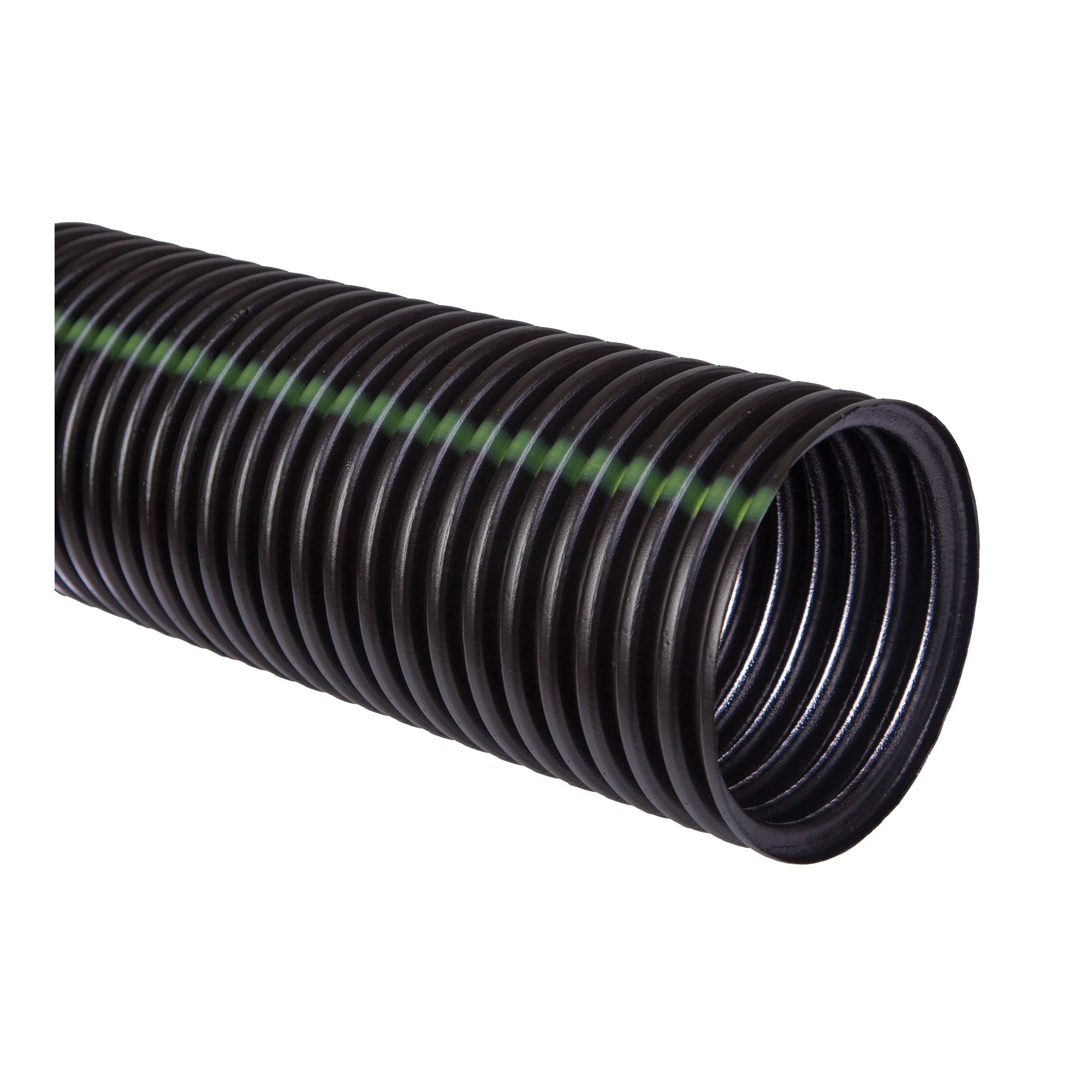 ADS 03510010 Pipe Tubing, Single-Wall, Solid, HDPE, 10 ft L