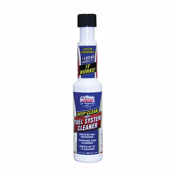 Lucas Oil Deep Clean 10669 Fuel System Cleaner Straw, 5.25 oz Bottle
