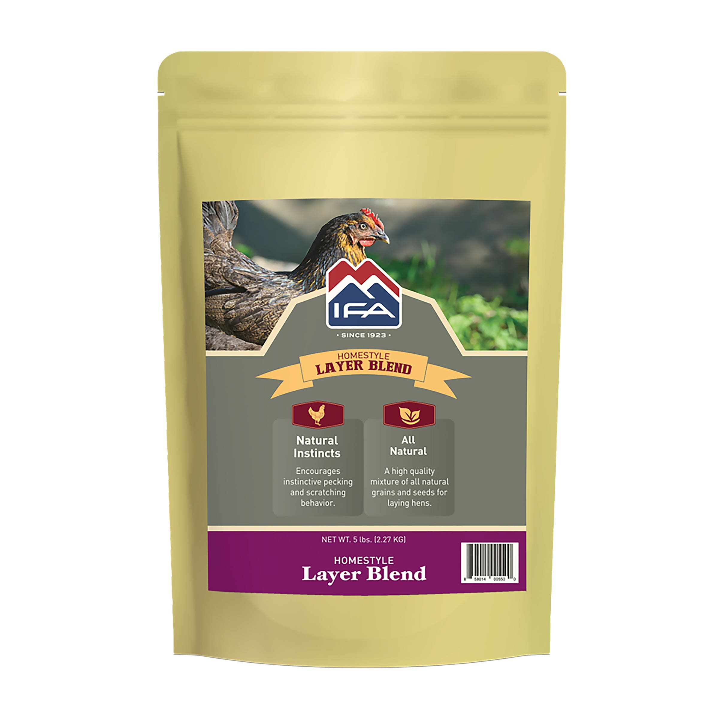 IFA Homestyle Poultry Layer Feed, 5 Lb. Bag