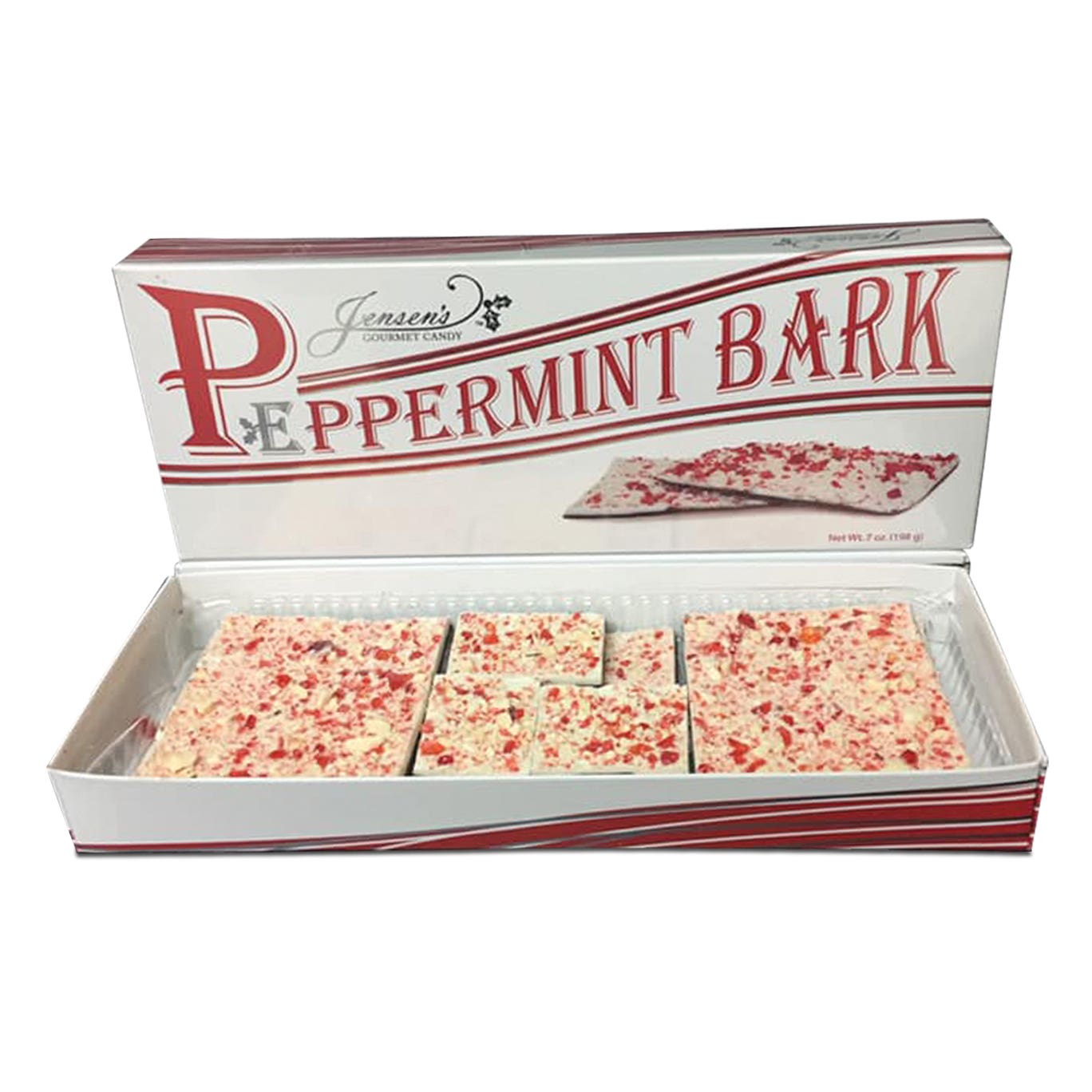 Jensen's Chocolate Peppermint Bark 7 oz