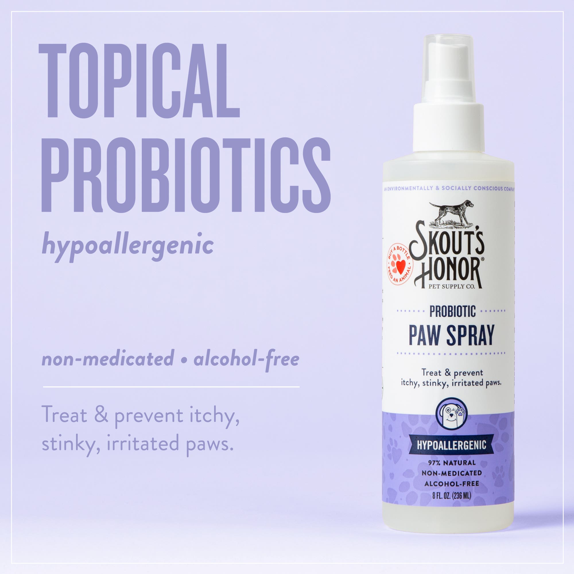 Skout's Probiotic Paw Spray, 8 oz