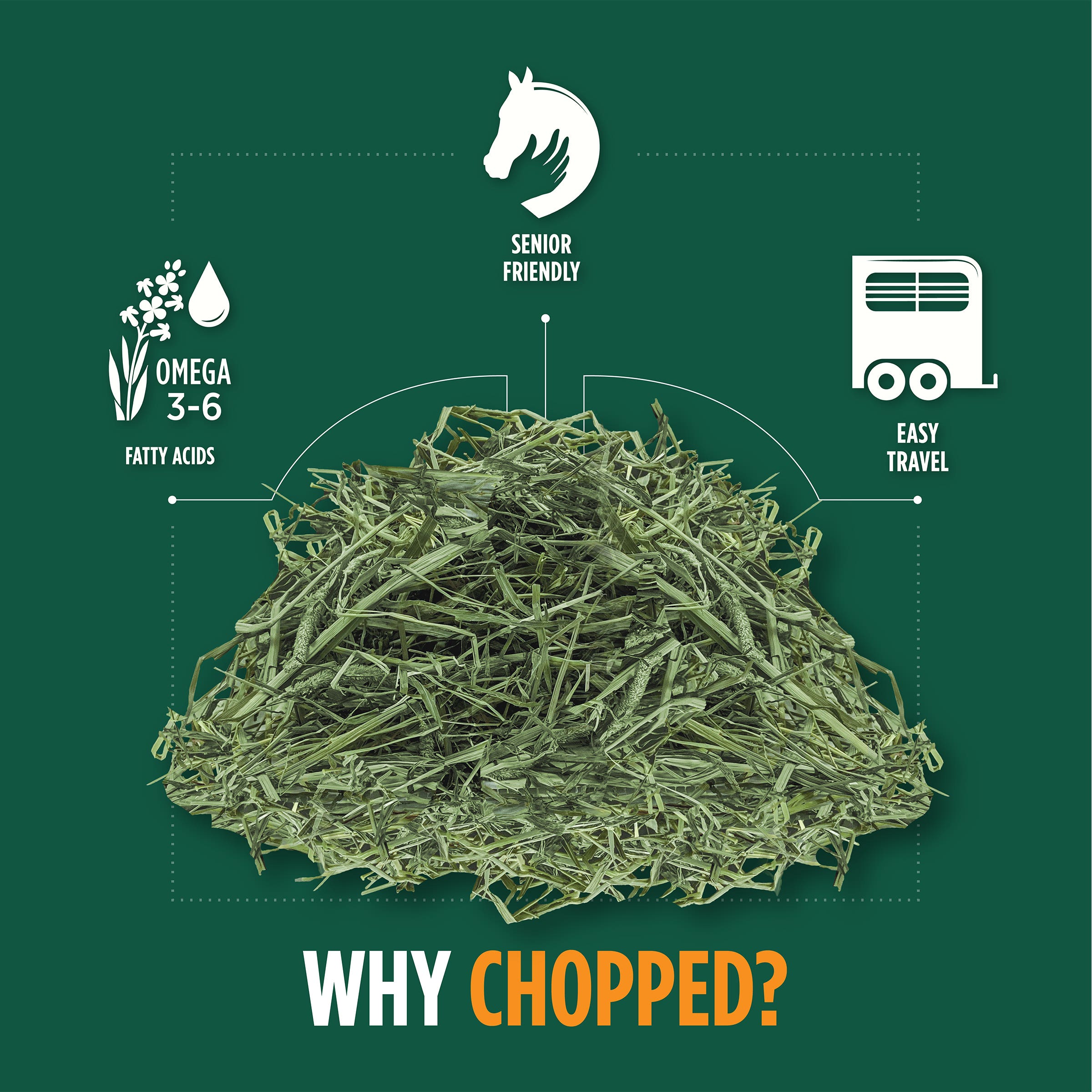 STANDLEE Premium Chopped Timothy, 25 Lb.