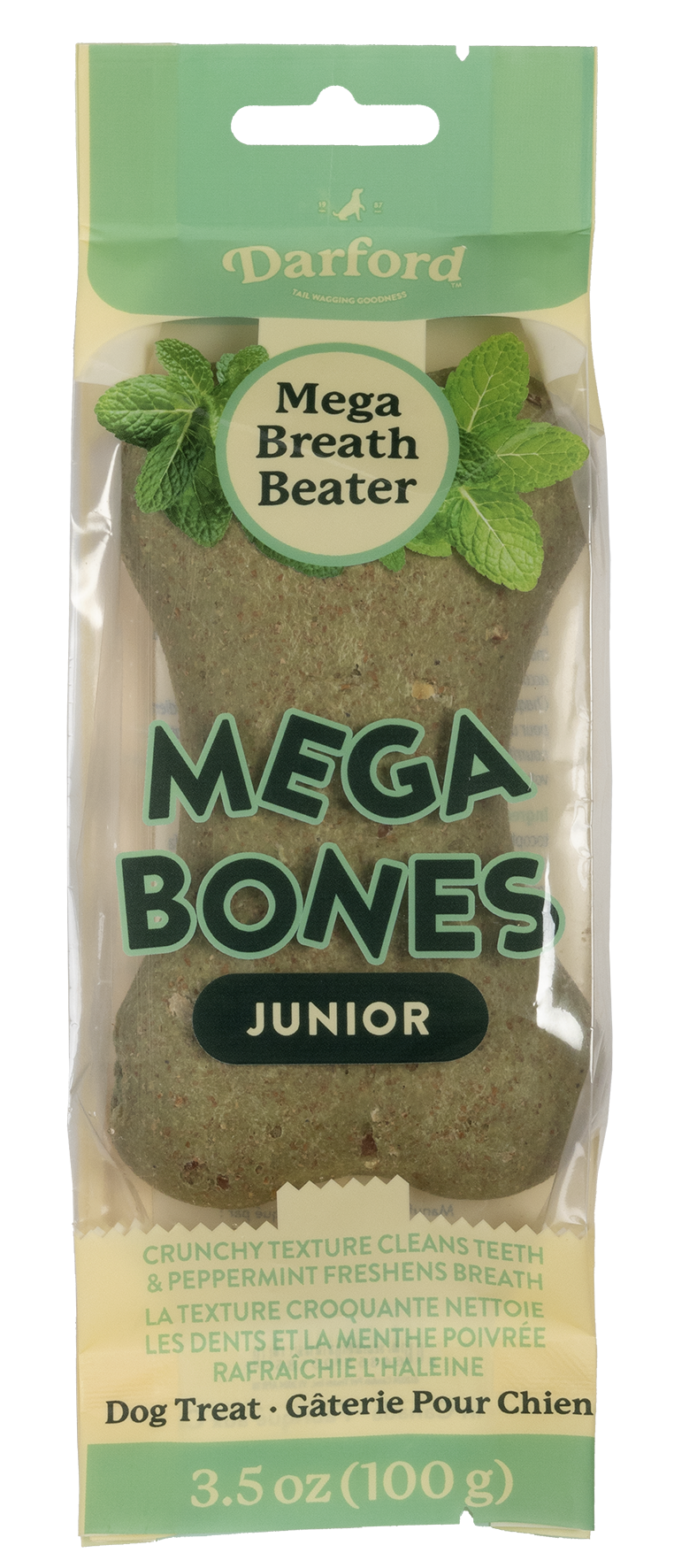 Darford Junior Mega Bone Dog Treat, Mega Breath Beater
