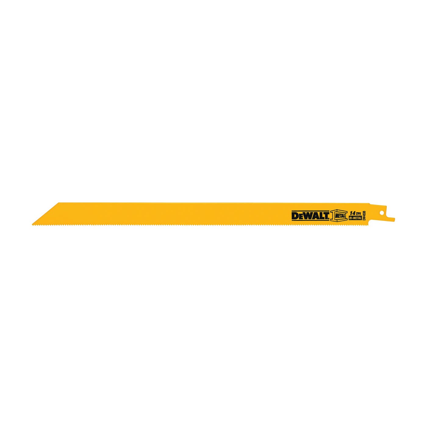 DEWALT DW4838 Reciprocating Saw Blade, 3/4 in W, 12 in L, 14 TPI