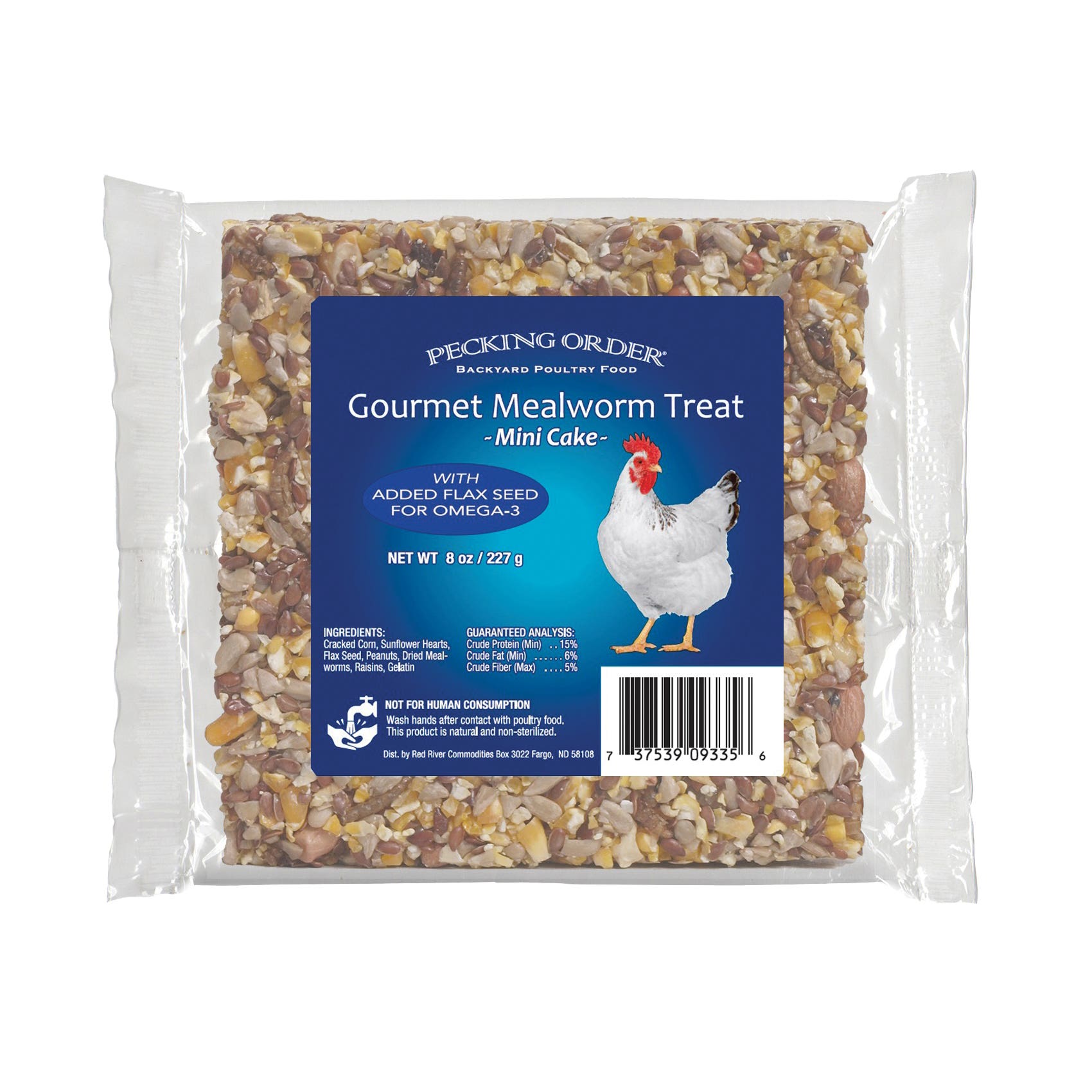 Pecking Order Mealworm/Sunflower Chicken Treat, 8 Lb. Bag