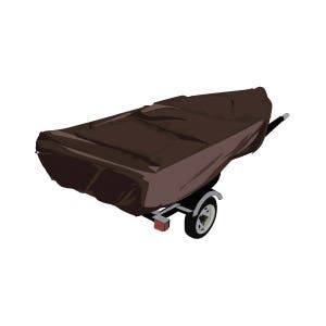 Dry Top 12640 Reversible Tarp, 26 ft L, 40 ft W, 7 mil Thick, Polyethylene, Brown/Green