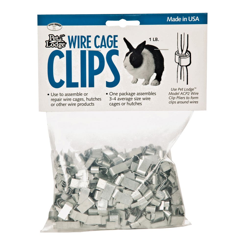 Miller ACC1 Cage Clip, Ferrule, Metal, For: ACP2 Pet Lodge Wire Clip Pliers, 14 - 16 ga Wire Panels
