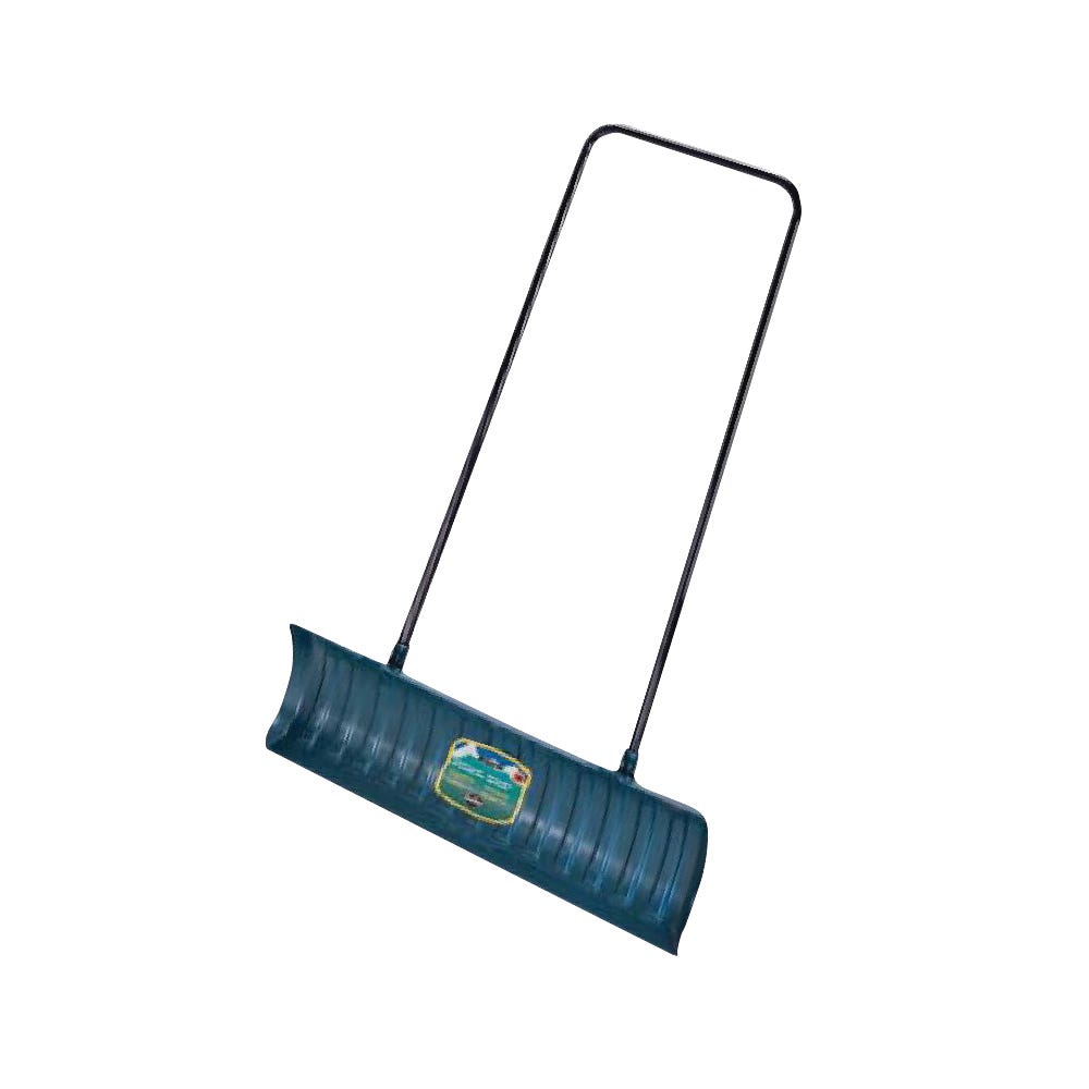 Garant Snow Pusher, 36 in W Blade, Polyethylene Blade, Steel Handle, Ergonomic Handle, 42-1/2 in L Handle