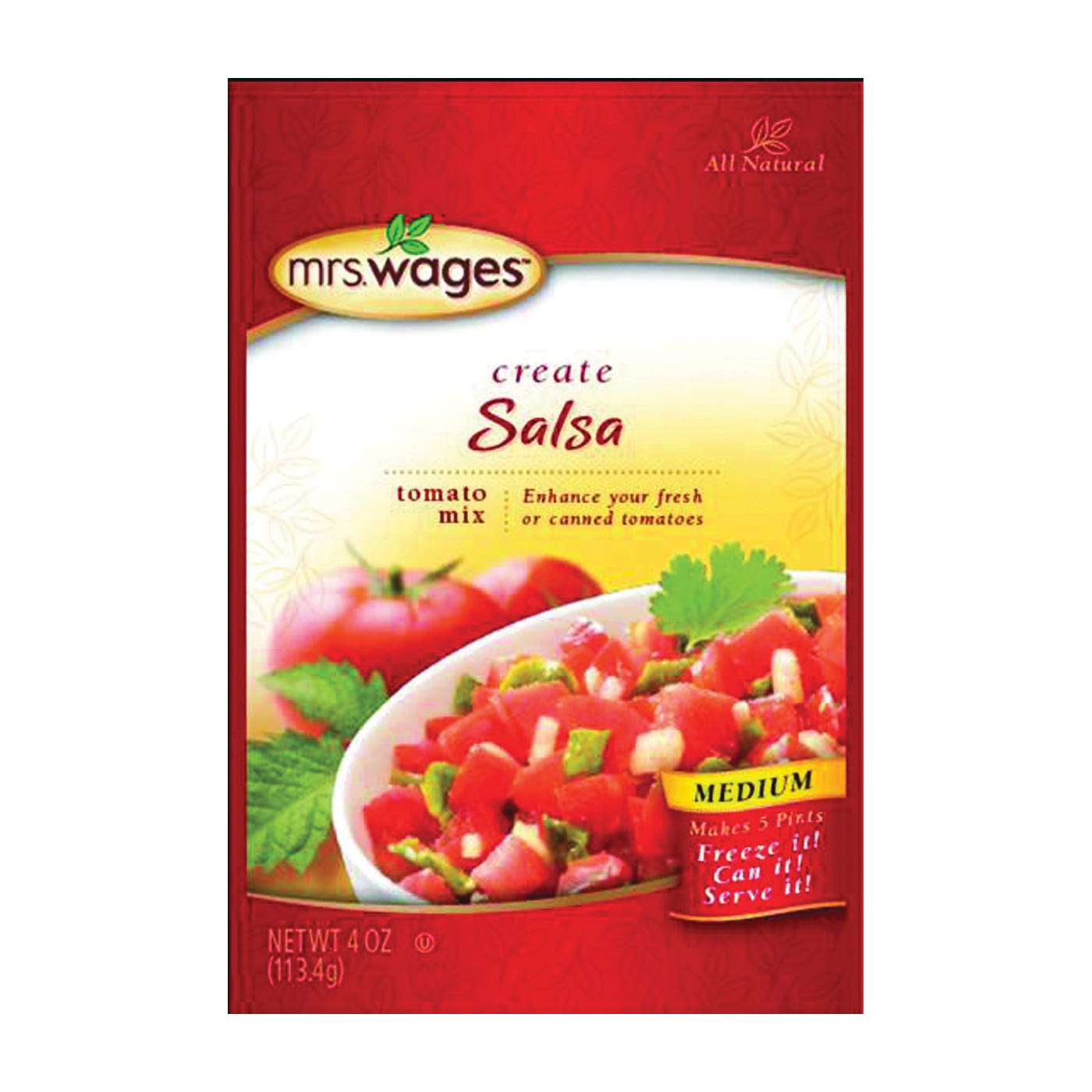 Mrs. Wages Tomato Mix, 4 oz Pouch