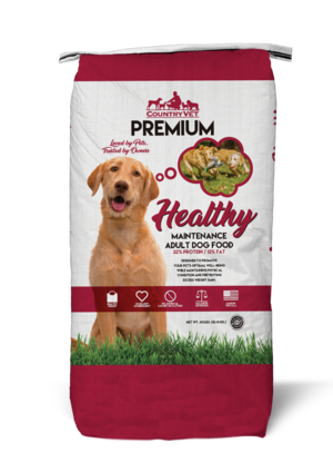 COUNTRY VET® Premium 
Healthy Maintenance Dog Food, 40 Lb.