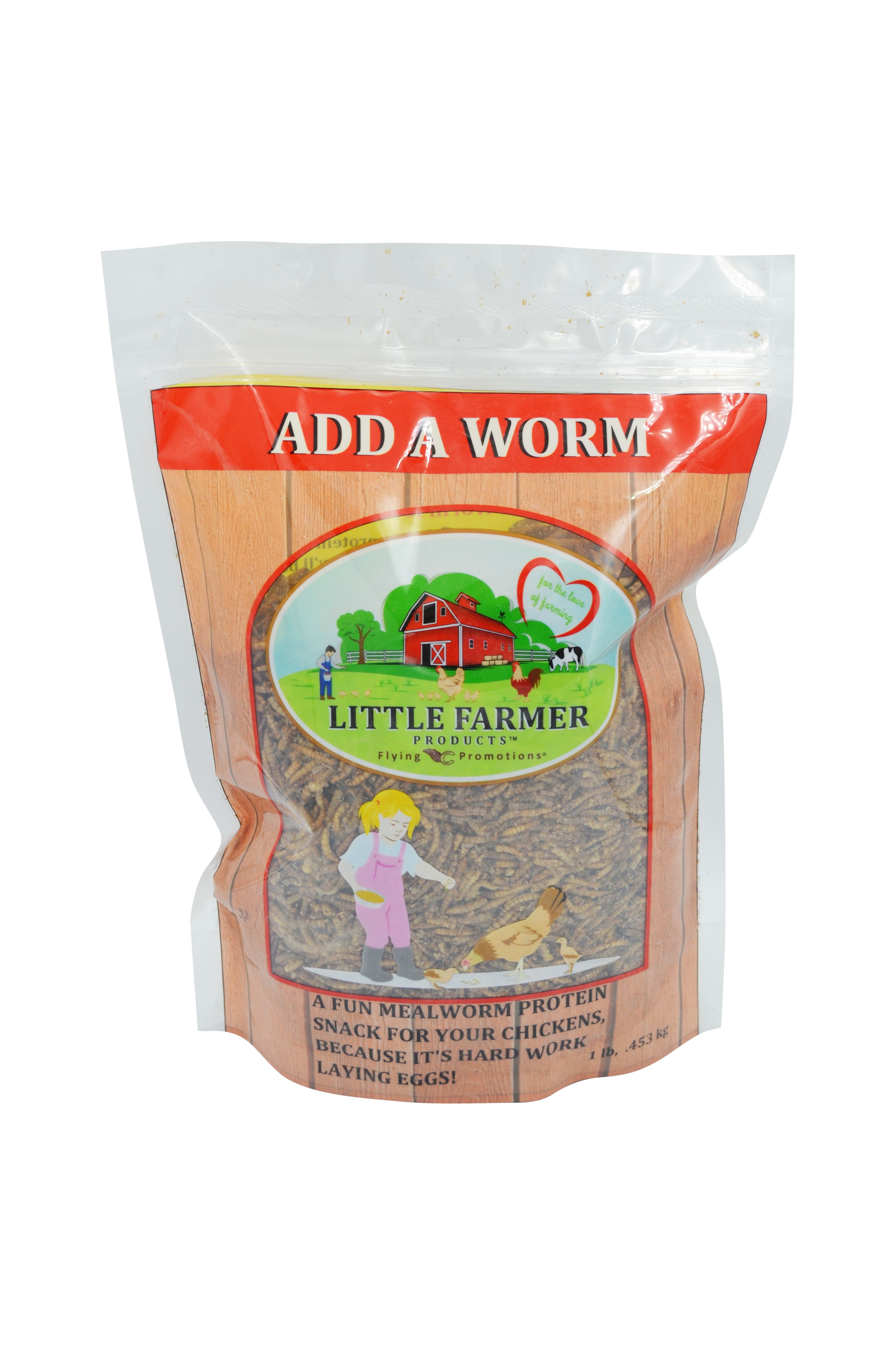 Little Farmer Products Add a Worm Poultry Treat, 1 lb. Bag