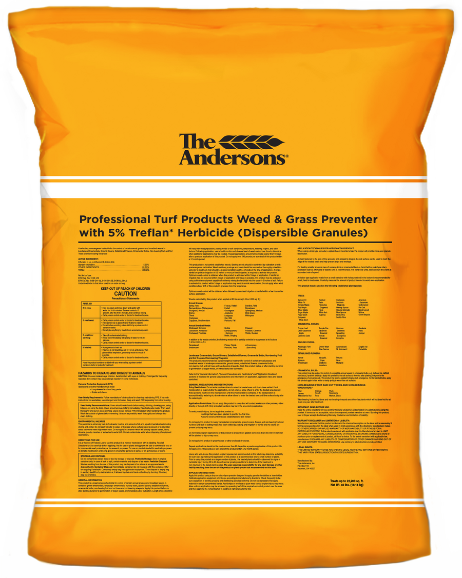 The Andersons Treflan Pre-Emergent Granules 40 lb
