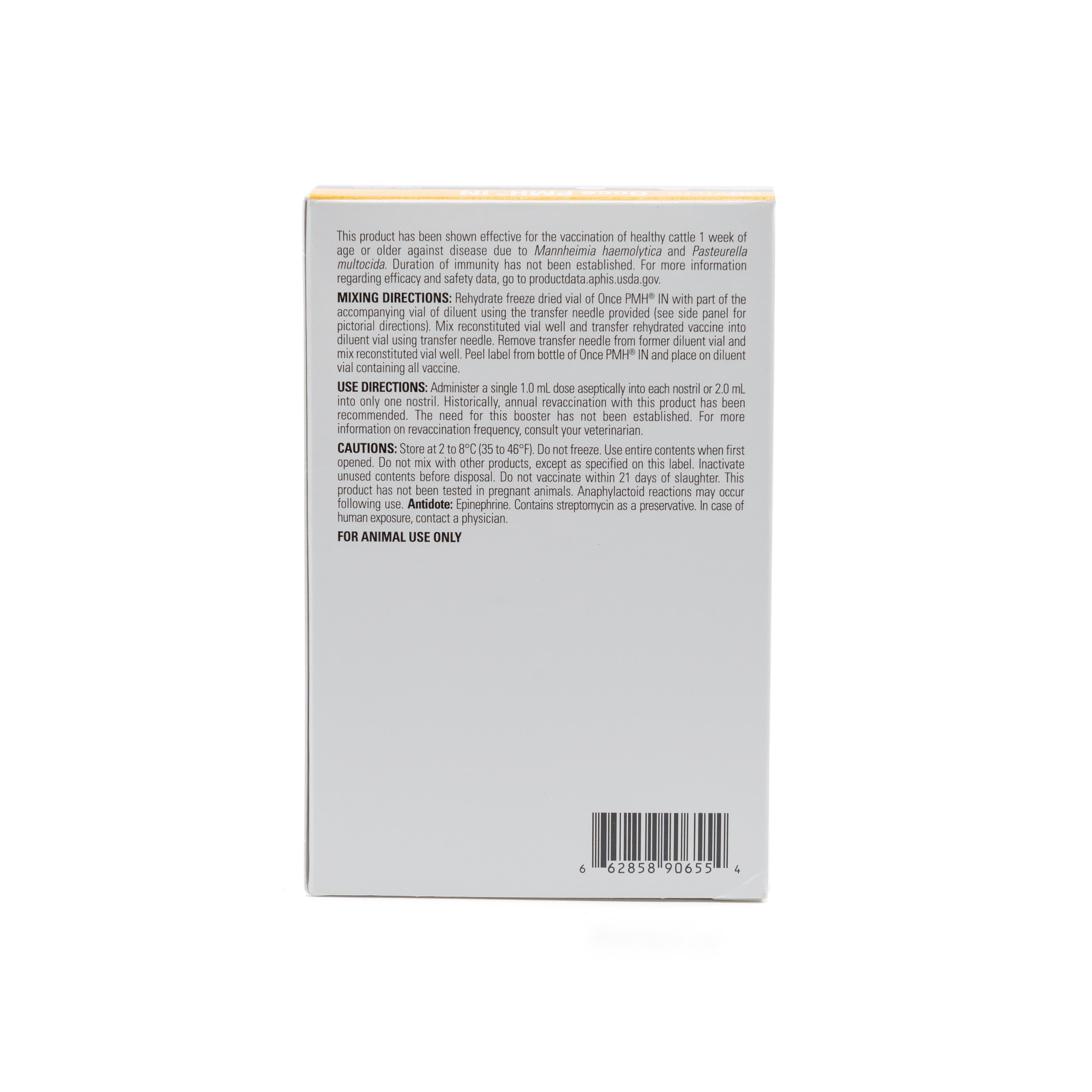 Merck Animal Health Bovilis Once PMH IN Vaccine, 50 dose (100 mL)