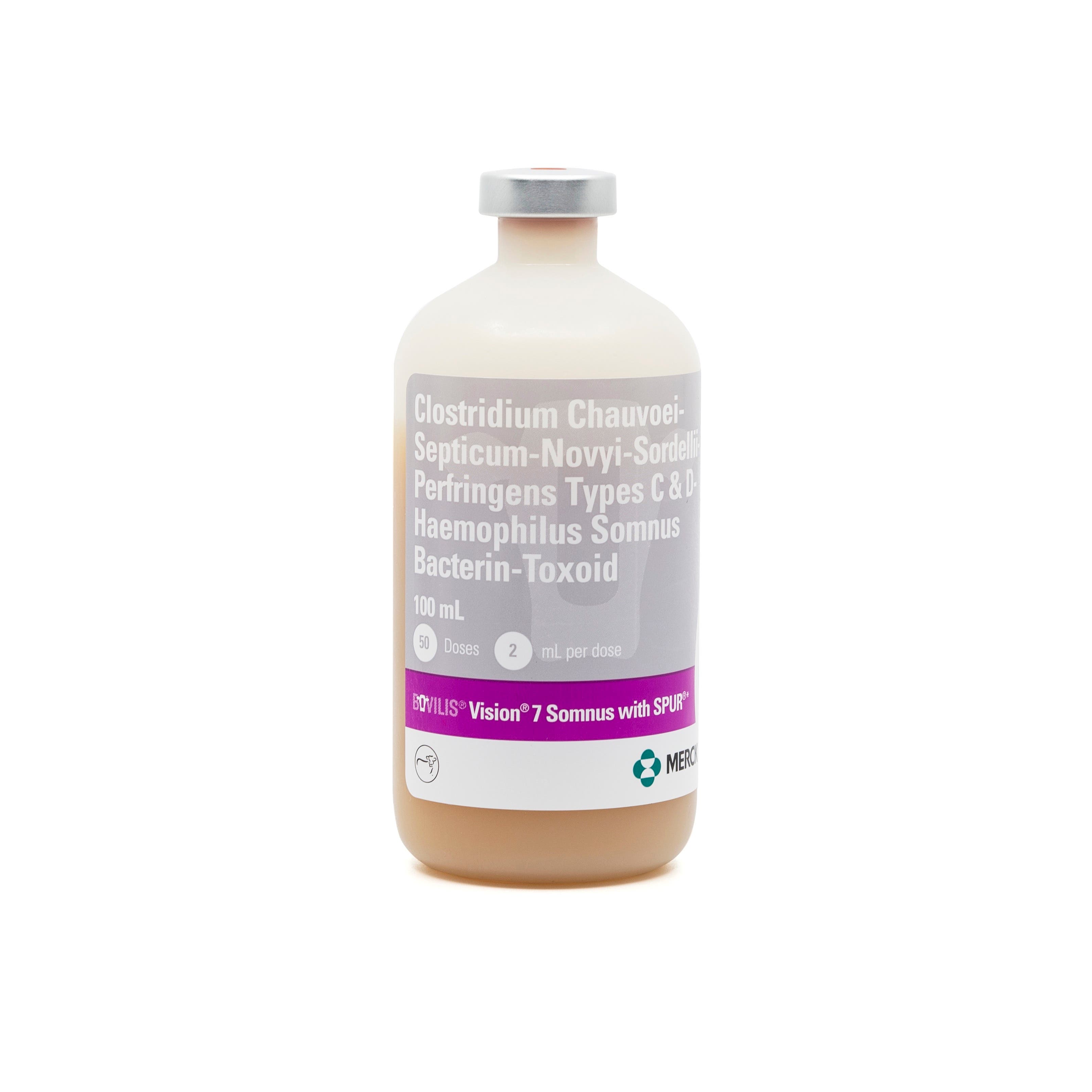 Merck Animal Health Bovilis Vision 7 Somnus Vaccine, 50 dose (200 mL)