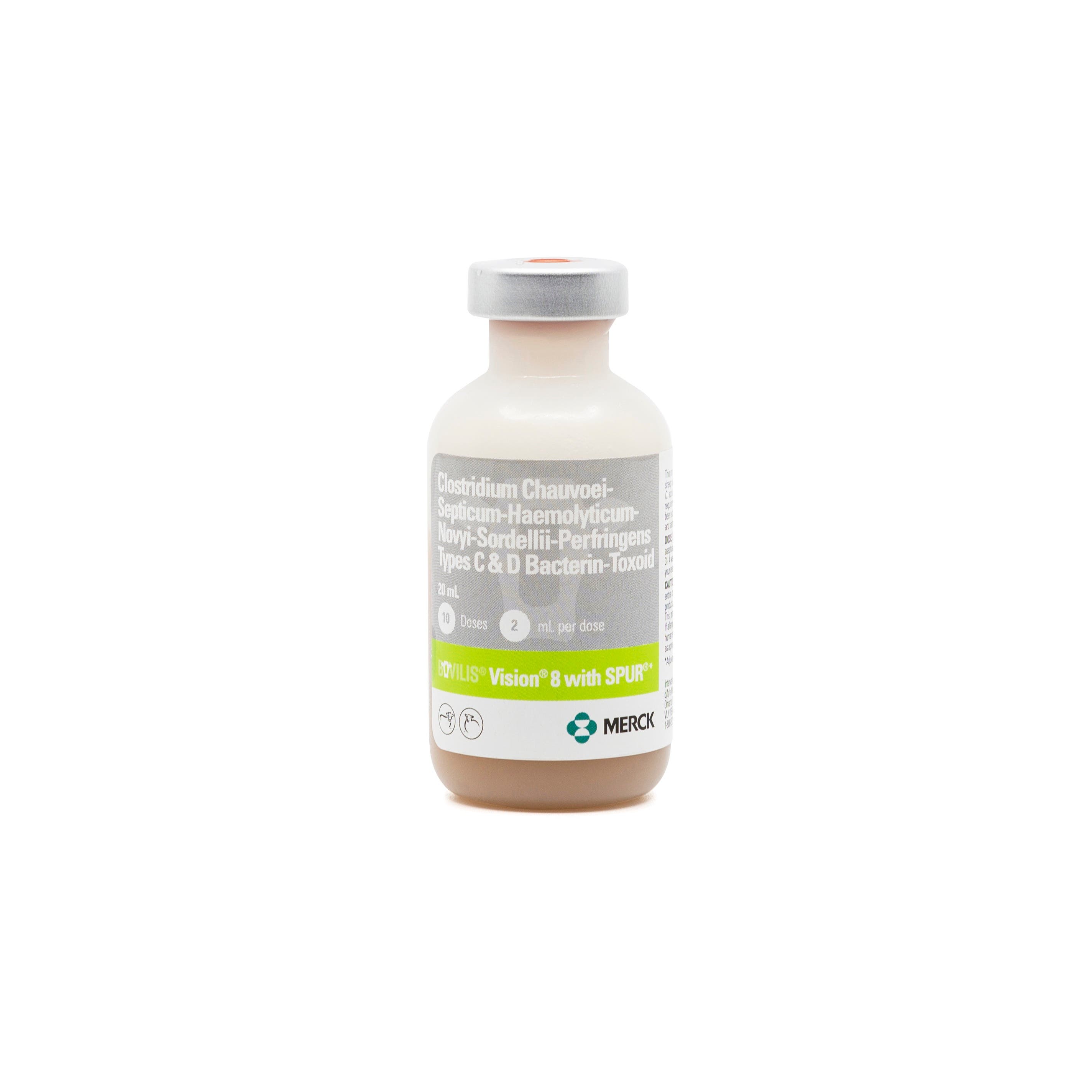 Merck Animal Health Bovilis Vision 8 with Spur Vaccine, 10 dose