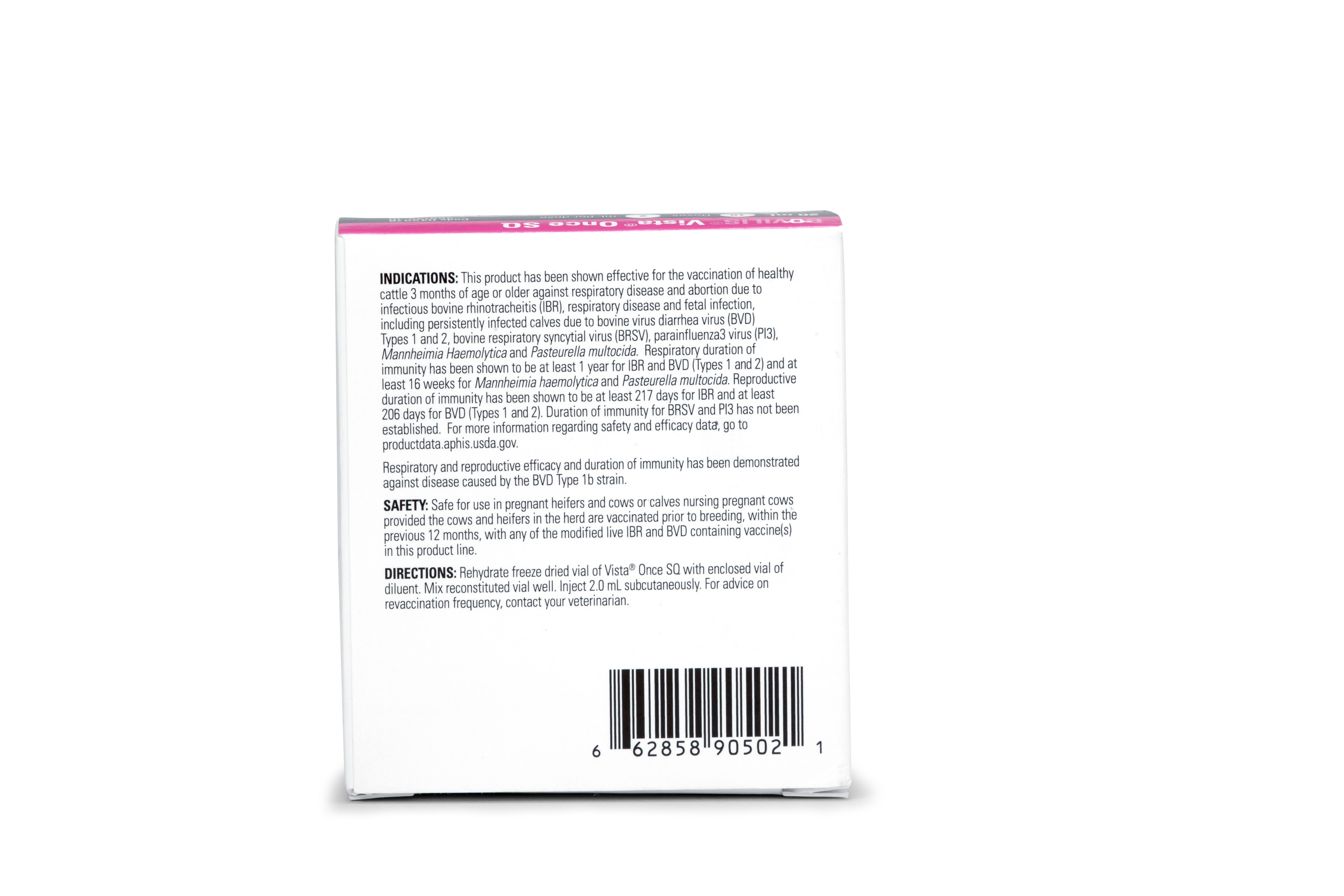 Merck Animal Health Bovilis Vista Once SQ Cattle Vaccine, 10 Dose Pack