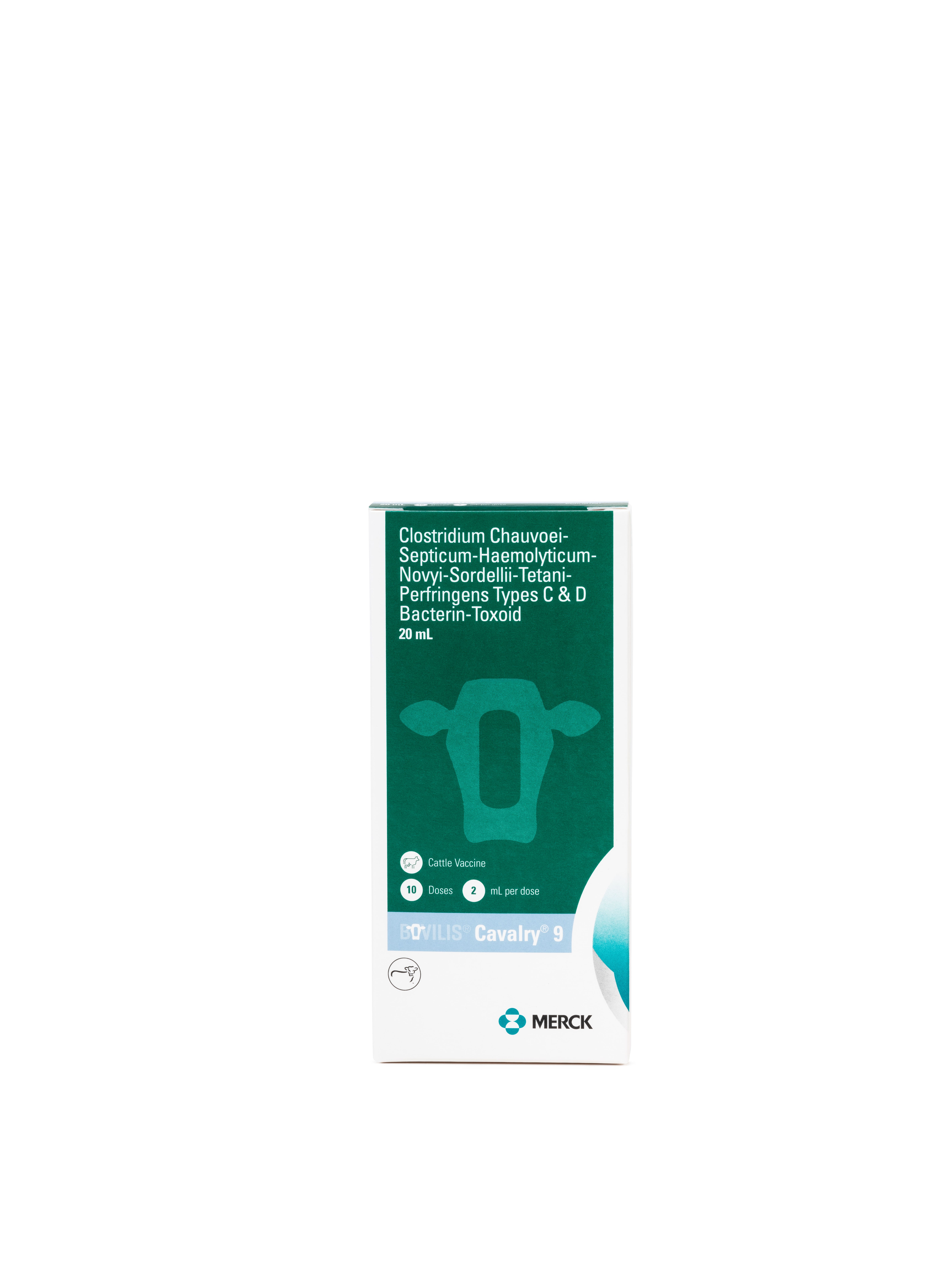 Merck Animal Health Bovilis Cavalry 9, 10 dose (20 mL)