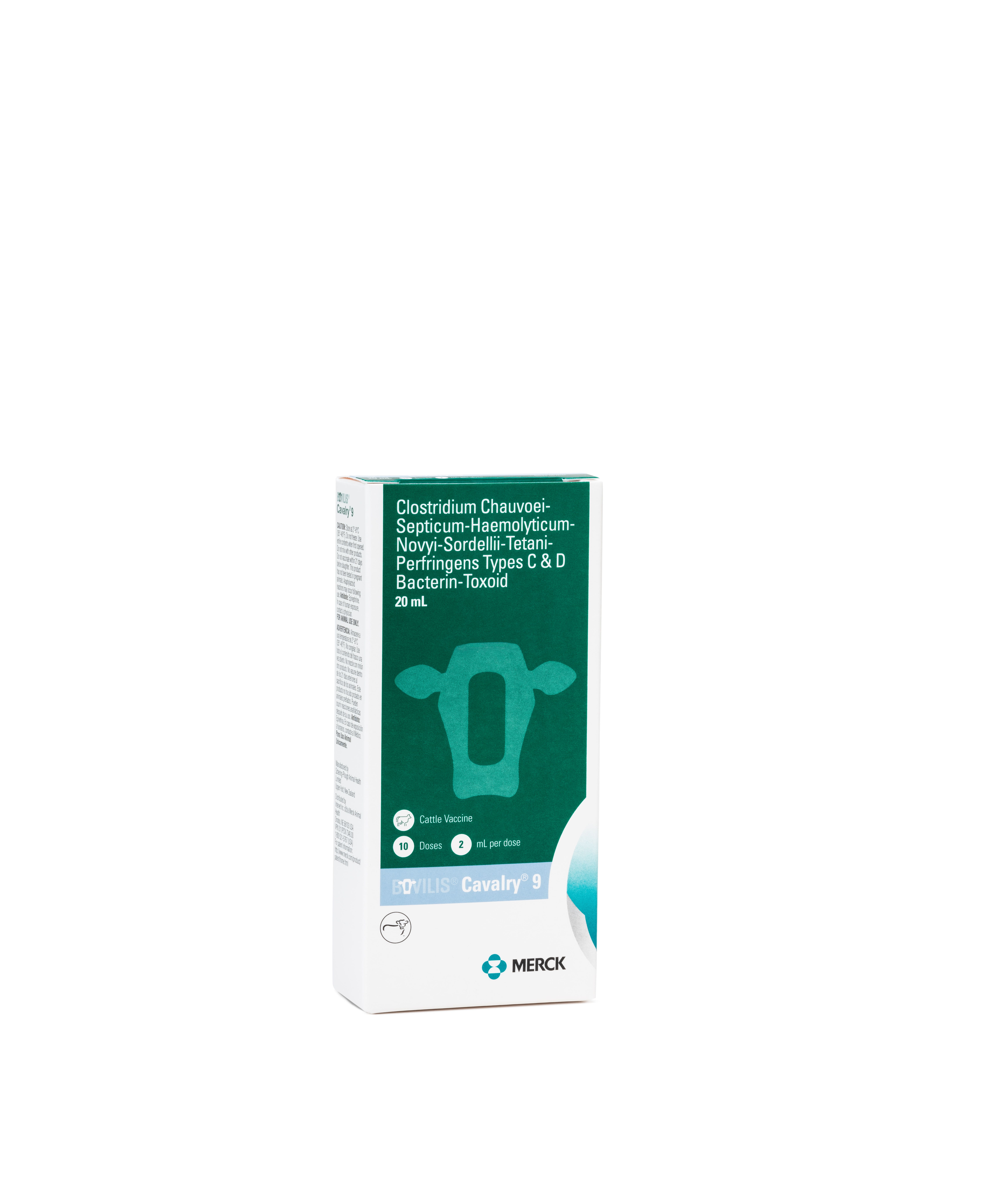 Merck Animal Health Bovilis Cavalry 9, 10 dose (20 mL)