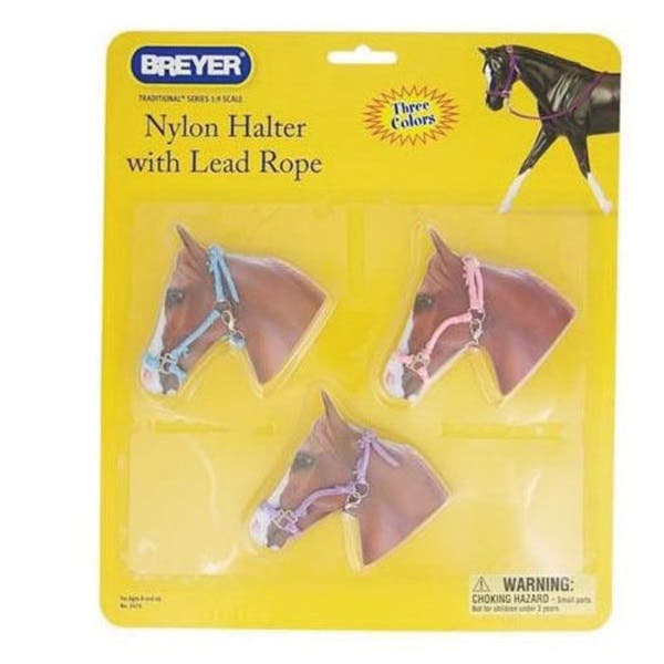 Breyer Horses Traditional Series Hot Colored Halter Set, Nylon, Multi-Color