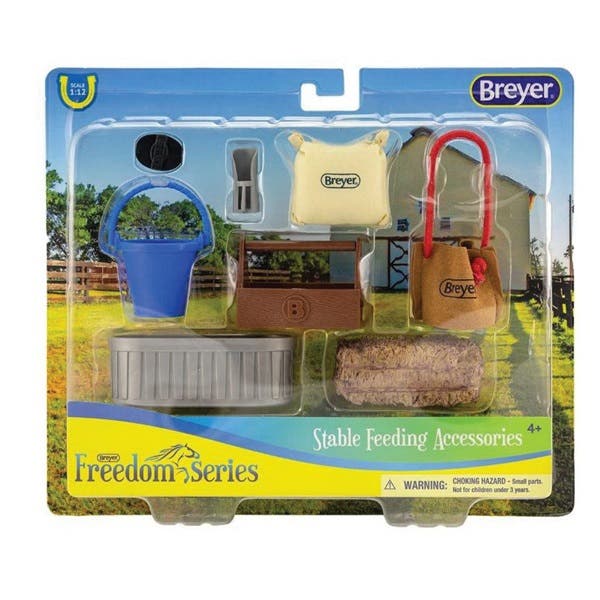 Breyer Horses Stable Feeding Accessory, Horse, 8-Piece