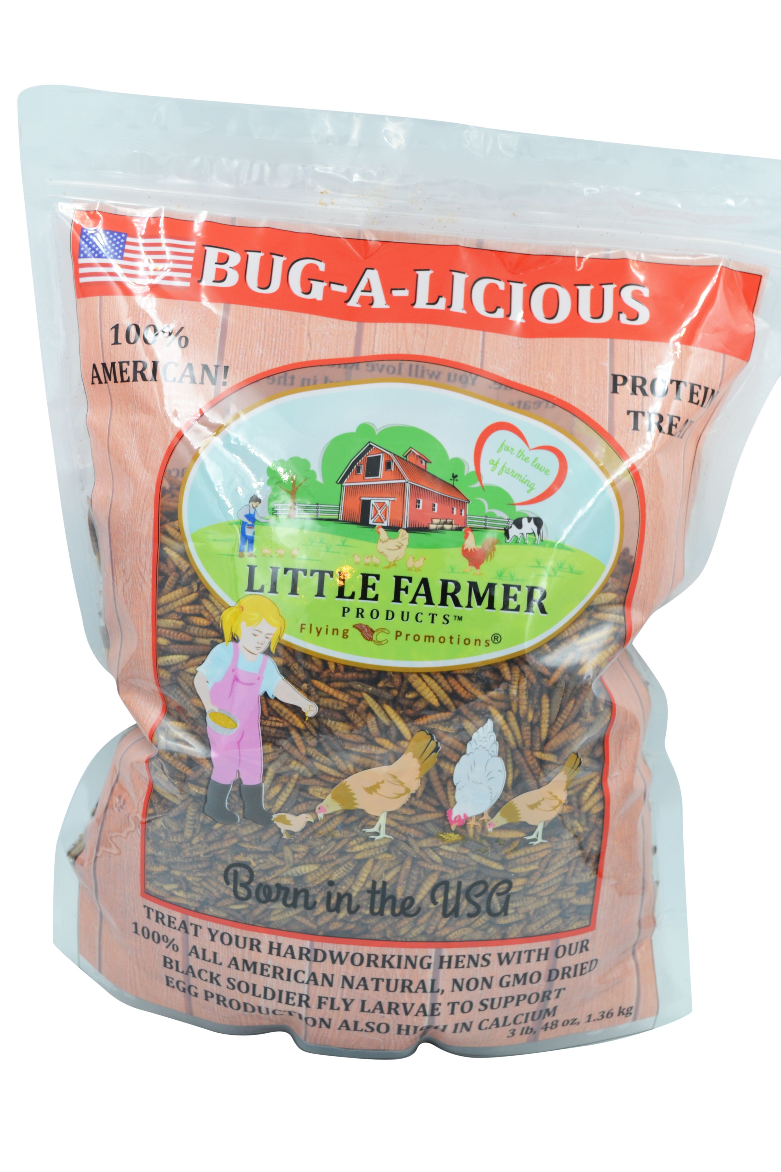 Little Farmer Products Bug-A-Licious Chicken Treats, 1 lb. Bag